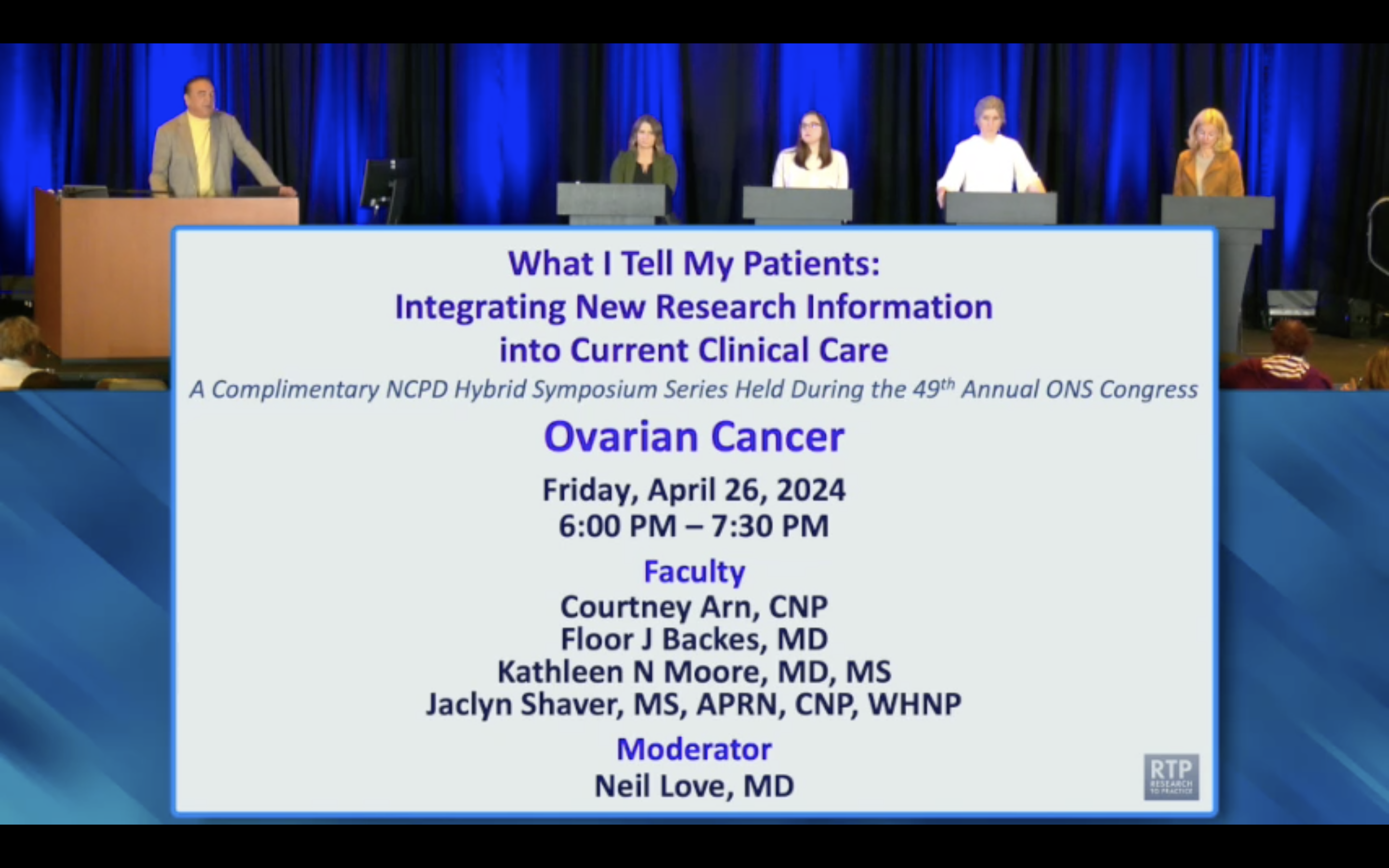 Ovarian Cancer | What I Tell My Patients: Integrating New Research Information into Current Clinical Care — Ovarian Cancer