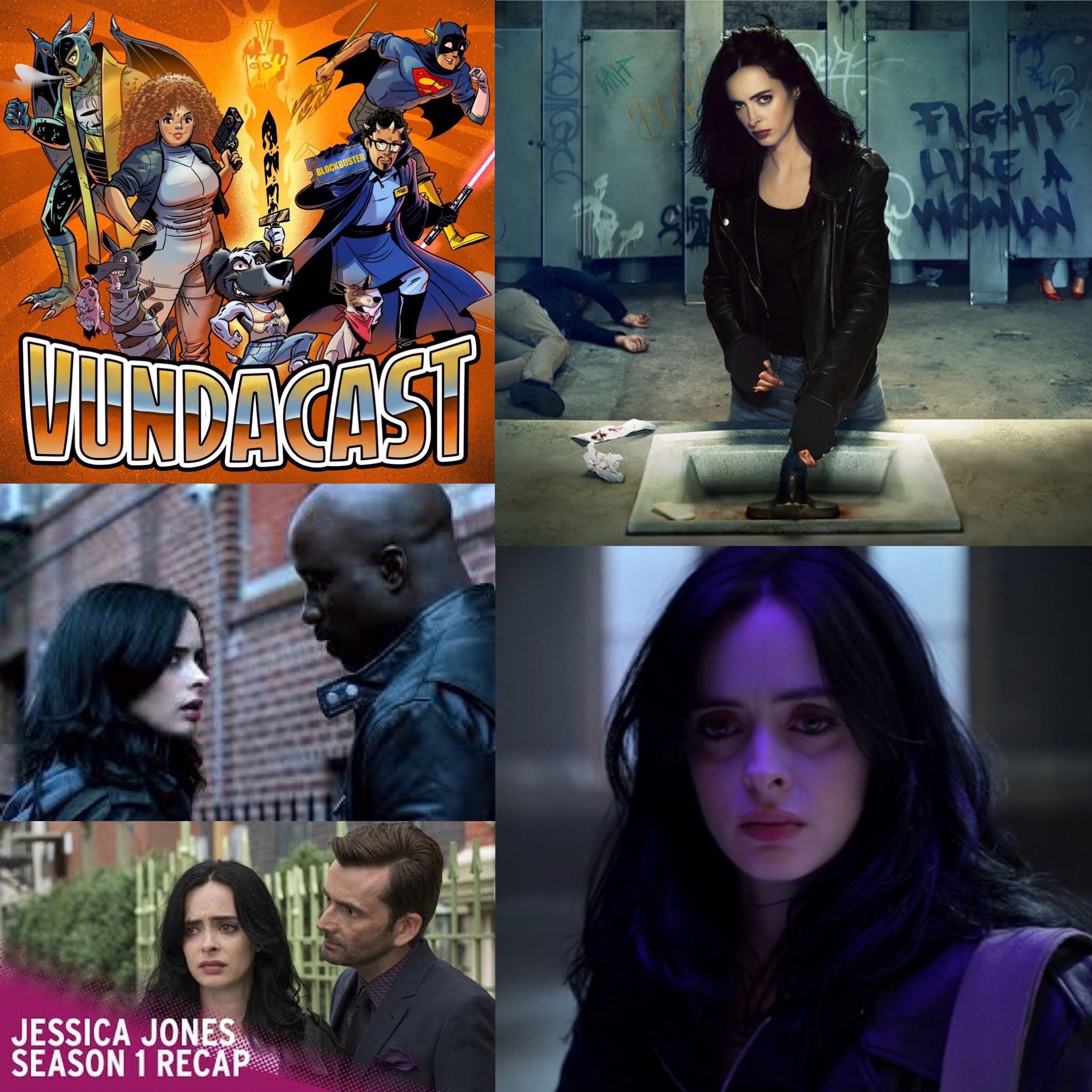 VUNDACAST ch. 59 Jive Talk about Jessica Jones Part 2 episode artwork