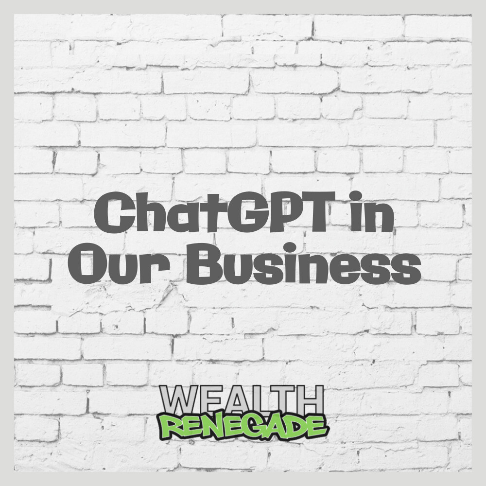 Episode 41 - ChatGPT in Our Business