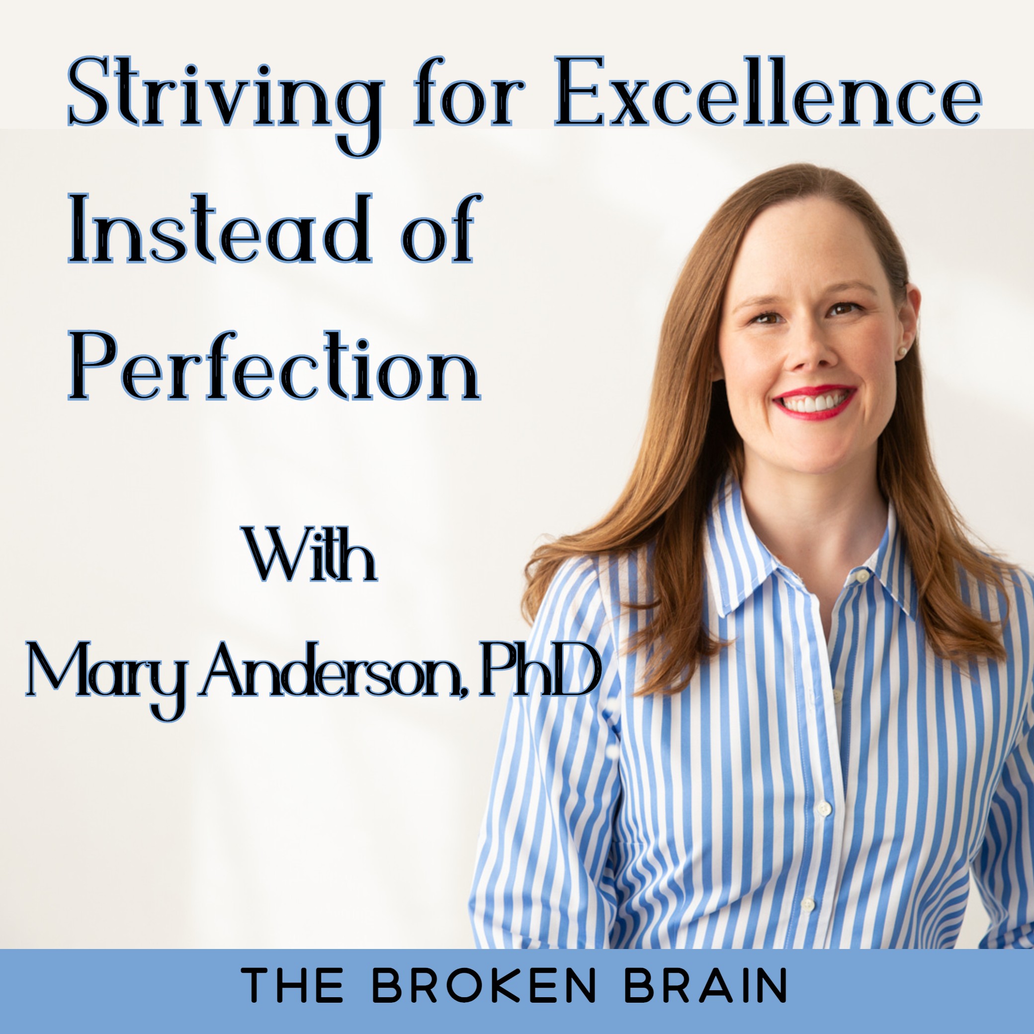 Striving For Excellence Instead of Perfection with Mary Anderson PhD