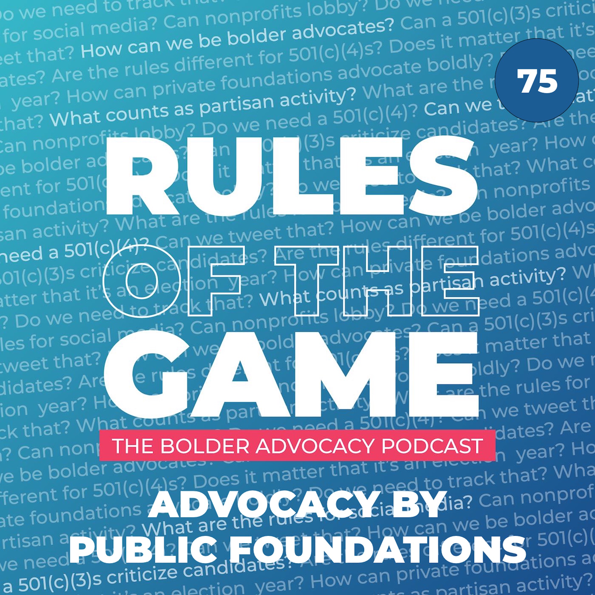 Advocacy by Public Foundations