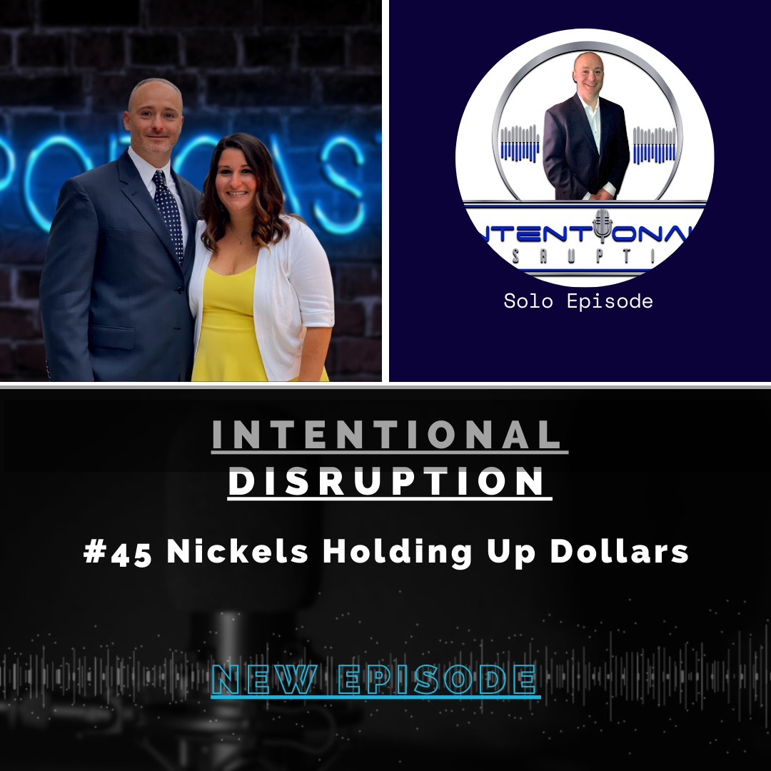 #45 Nickels holding up dollars