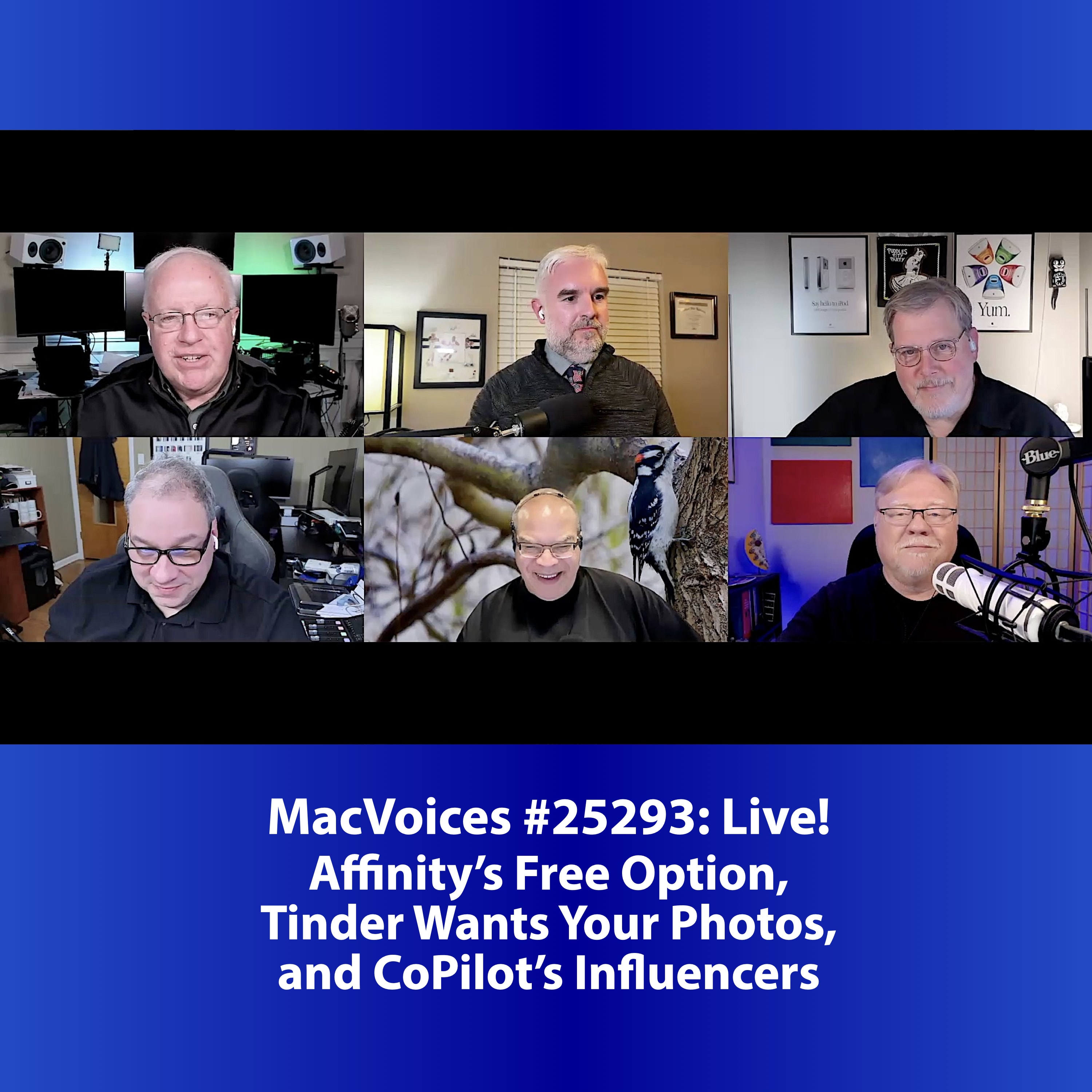 MacVoices #25293: Live! - Affinity's Free Option, Tinder Wants Your Photos, CoPilot's Influencers