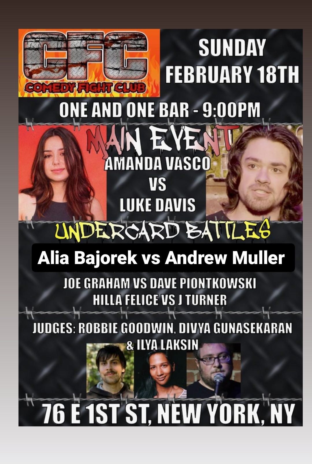 Comedy Fight Club