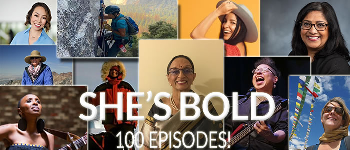 100 ~ Celebrating 100 Episodes of the She's Bold Podcast!