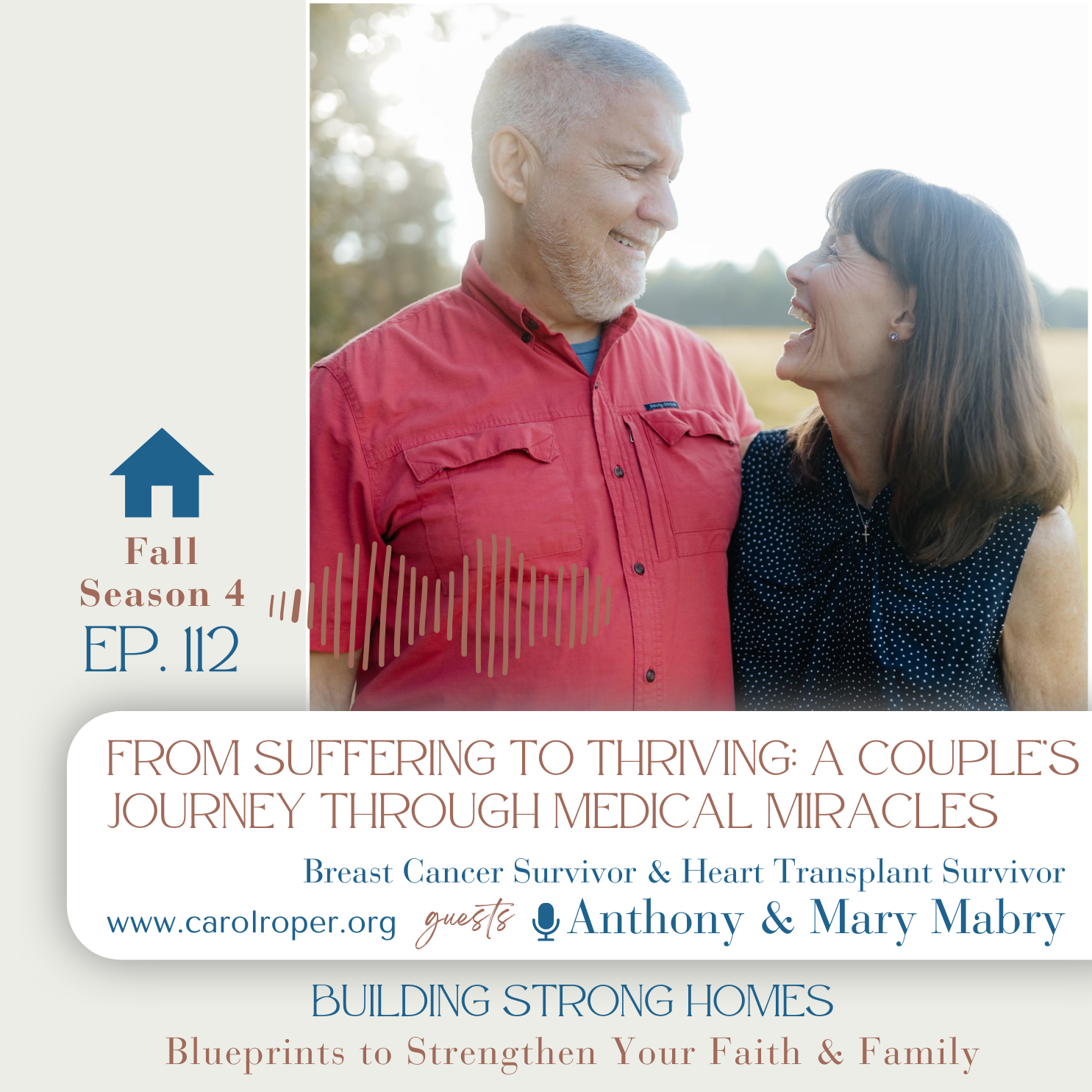 Ep. 112: From Suffering to Thriving: A Couple's Journey Through Medical Miracles with Anthony and Mary Mabry