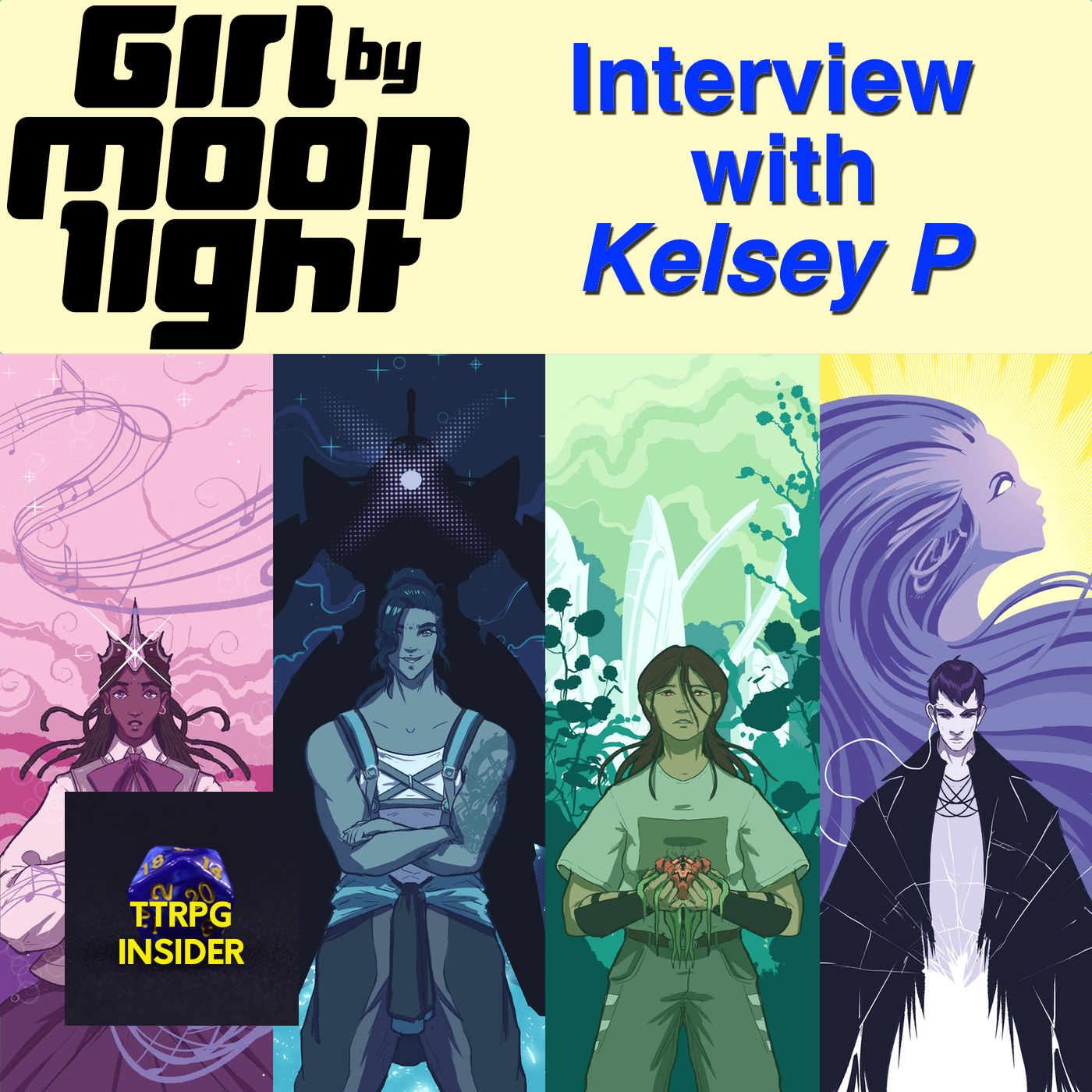 Kelsey P: Artist | Girl by Moonlight