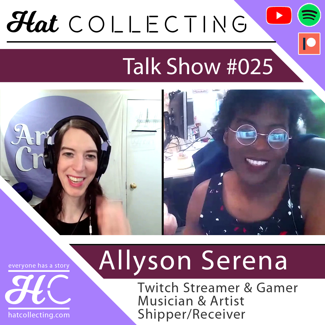 #025 Allyson Serena (Twitch Streamer, Musician, Retail Shipper/Receiver)