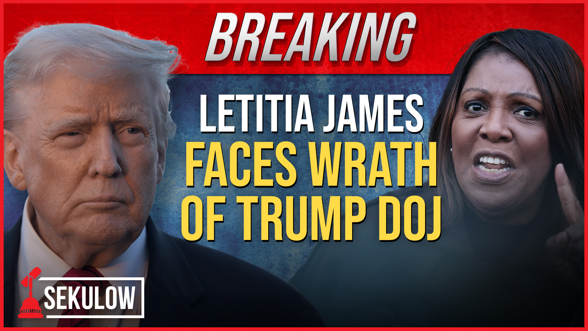 BREAKING: Letitia James Faces Wrath of Trump DOJ