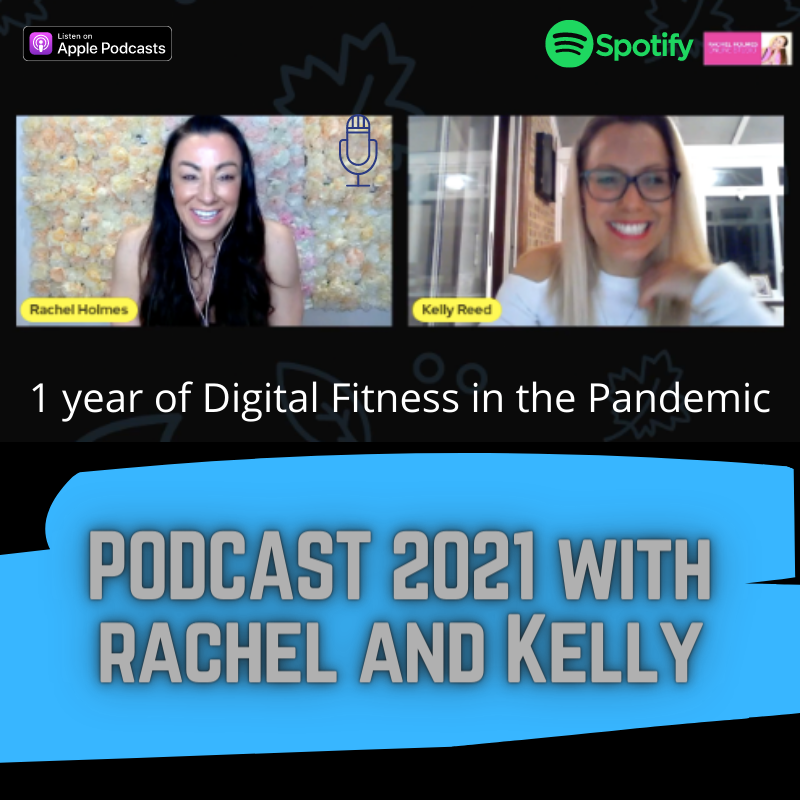 The Rachel Holmes Podcast Show 1 year of Digital Fitness in a Pandemic