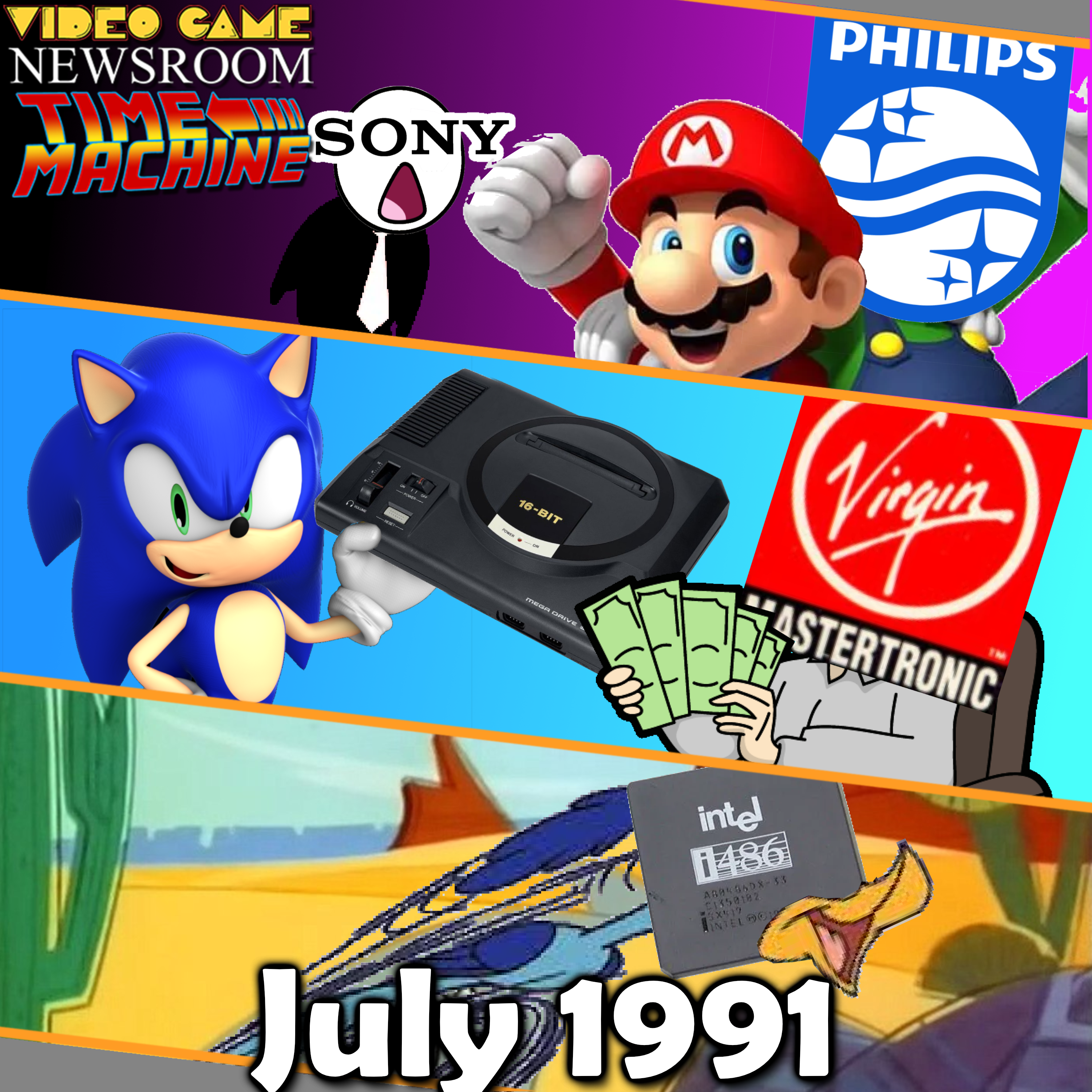 Video Game Newsroom Time Machine
