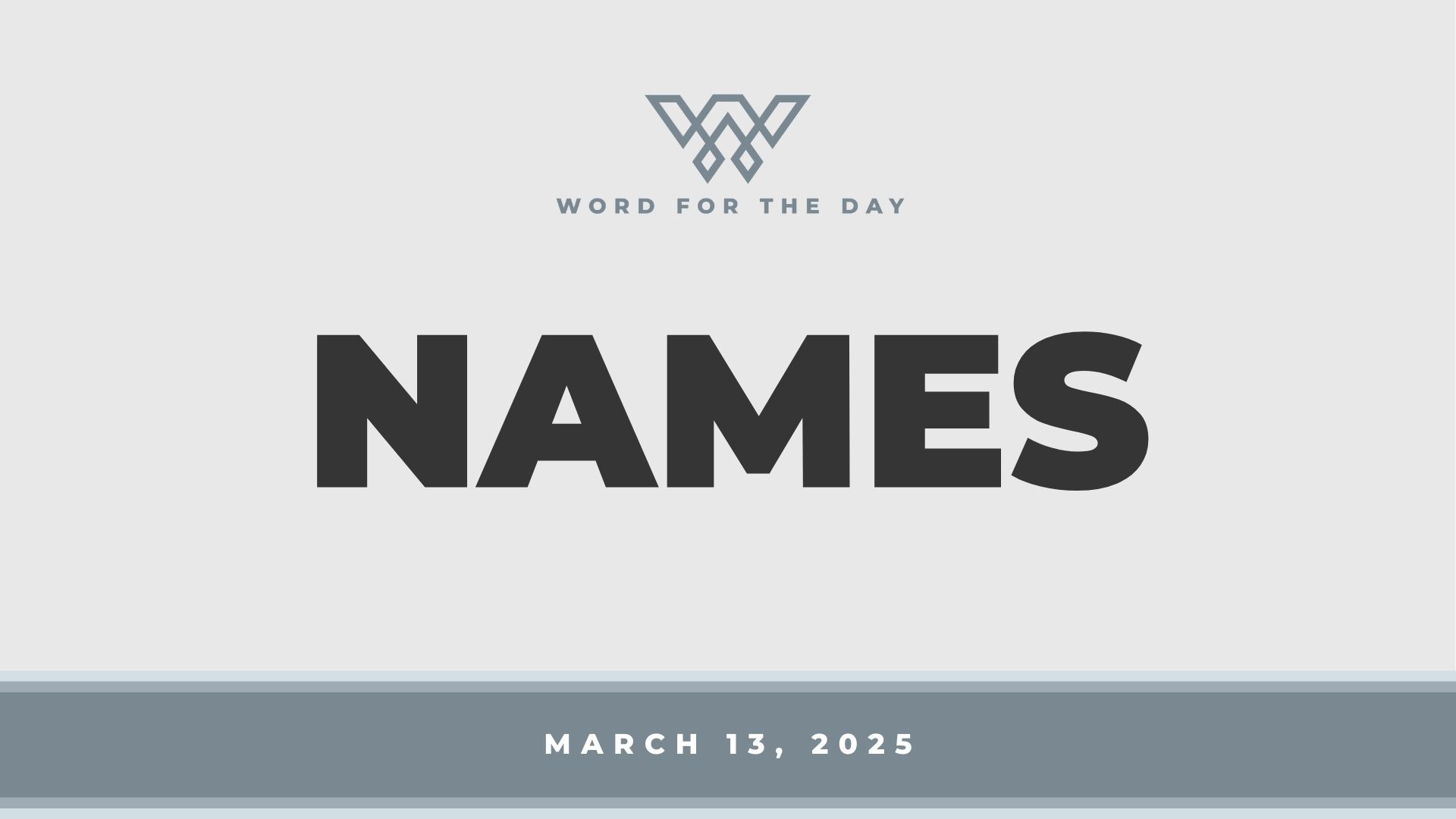 Names