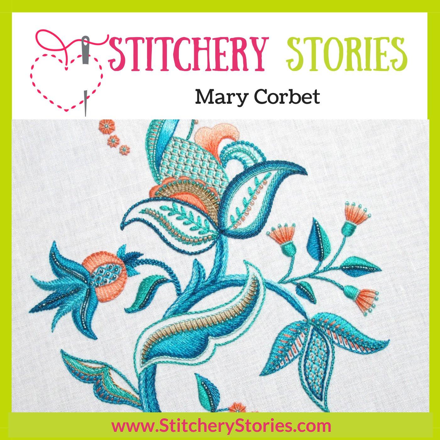 Mary Corbet: Hand Embroidery Blogger, Designer, Teacher
