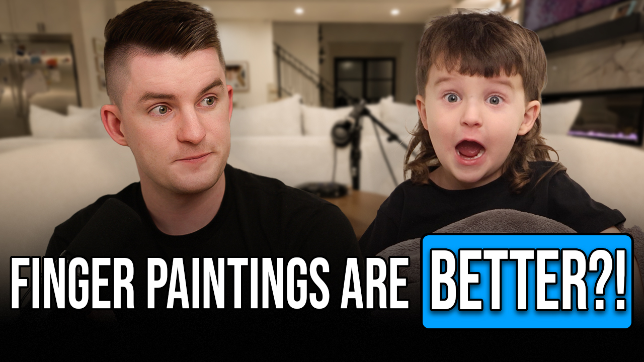 Modern Art VS. A 4-Year-Old's Art Modern Art VS. A 4-Year-Old's Art