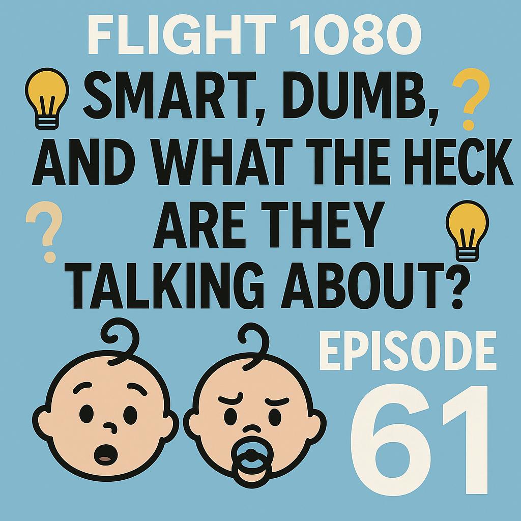 ep 61- Smart, Dumb and What Are They Talking About?
