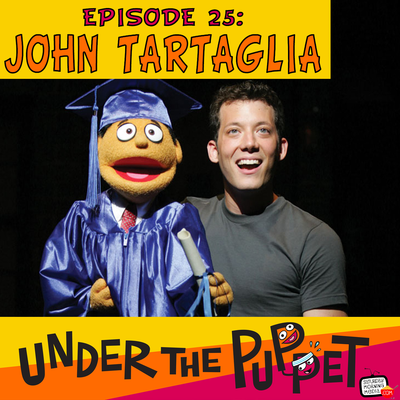 25 - John Tartaglia (Avenue Q, Sesame Street, Splash & Bubbles)