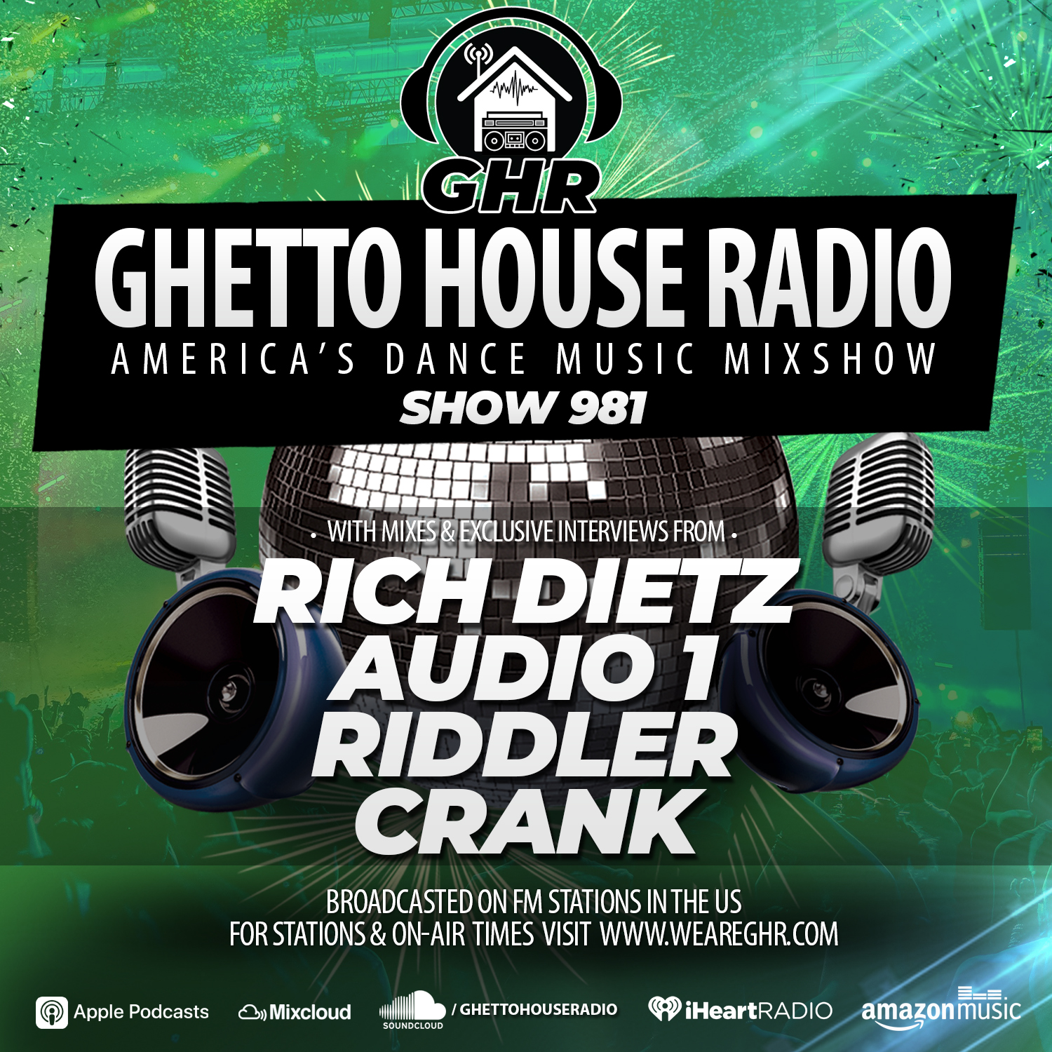 GHR - Show 981 - Rich Dietz, Audio 1, Riddler, Crank GHR - Show 981 - Rich Dietz, Audio 1, Riddler, Crank