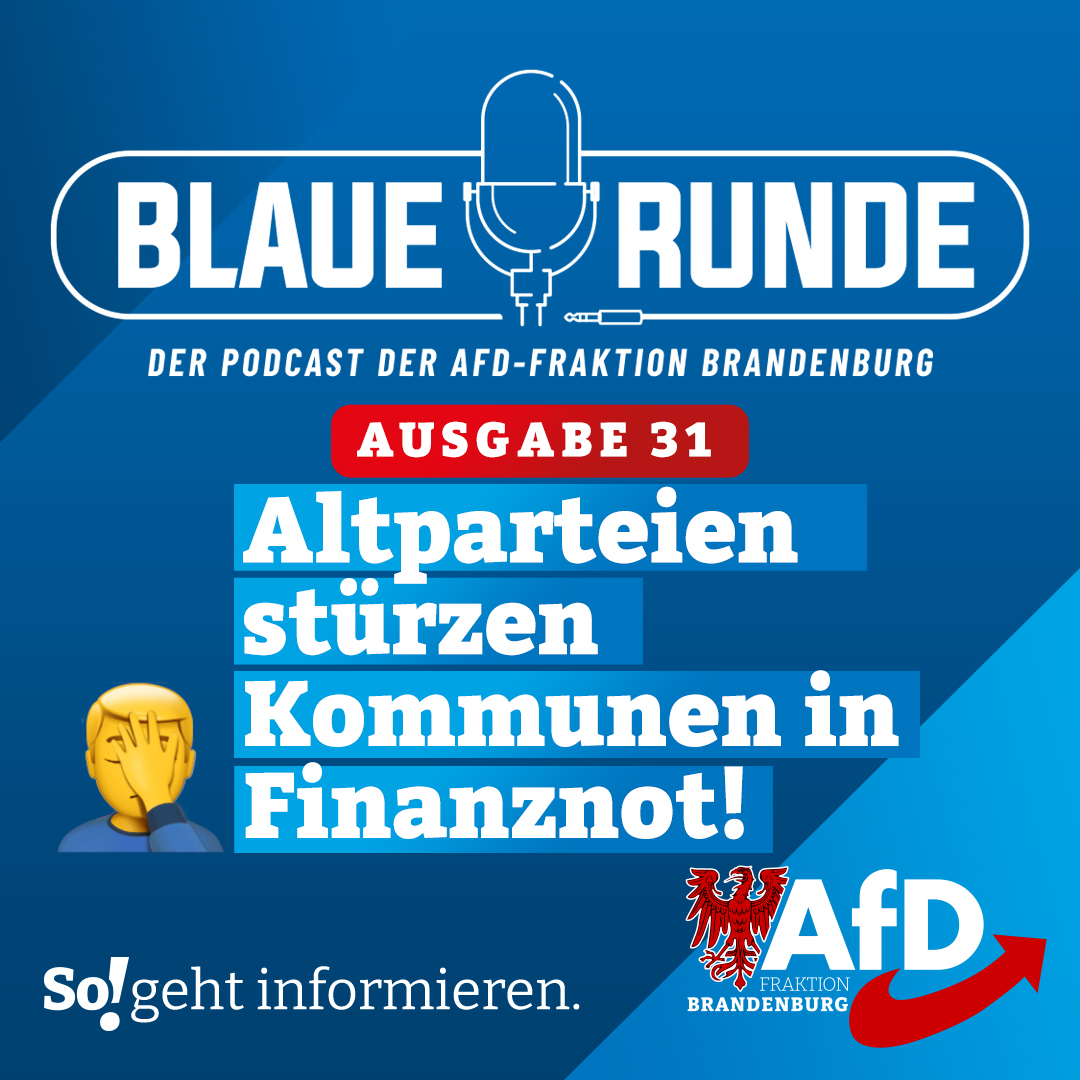 Die Blaue Runde - der Podcast der AfD-Fraktion Brandenburg