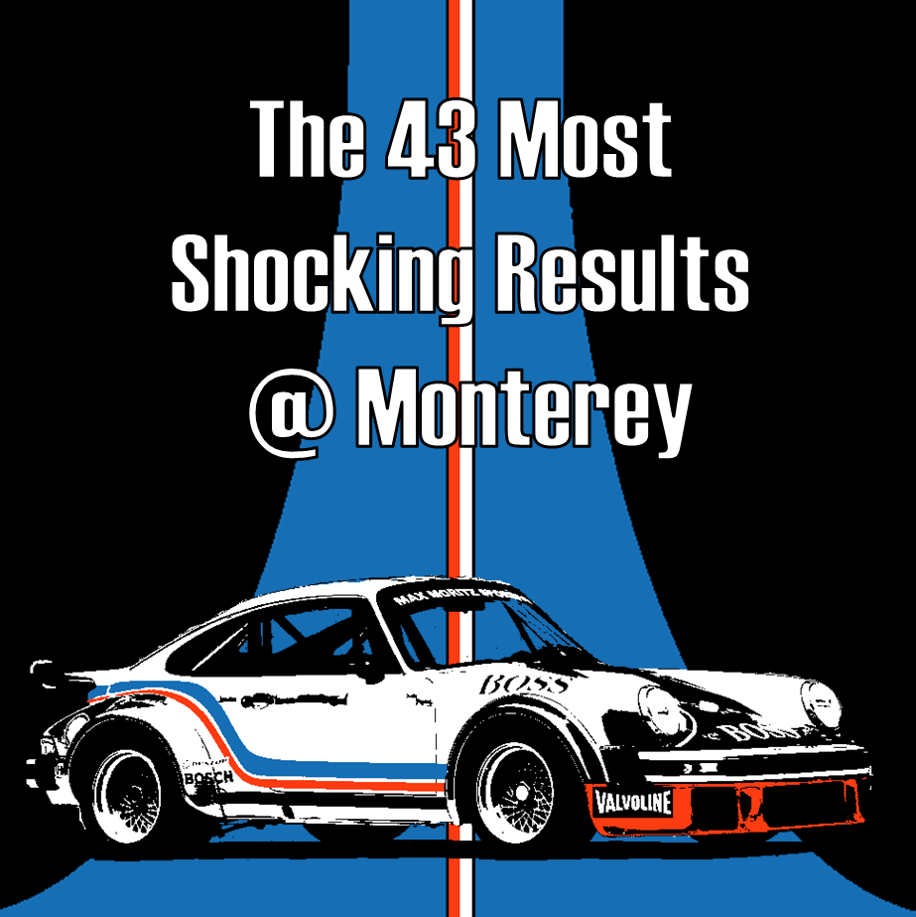 029: The 43 Most Shocking Results @ Monterey