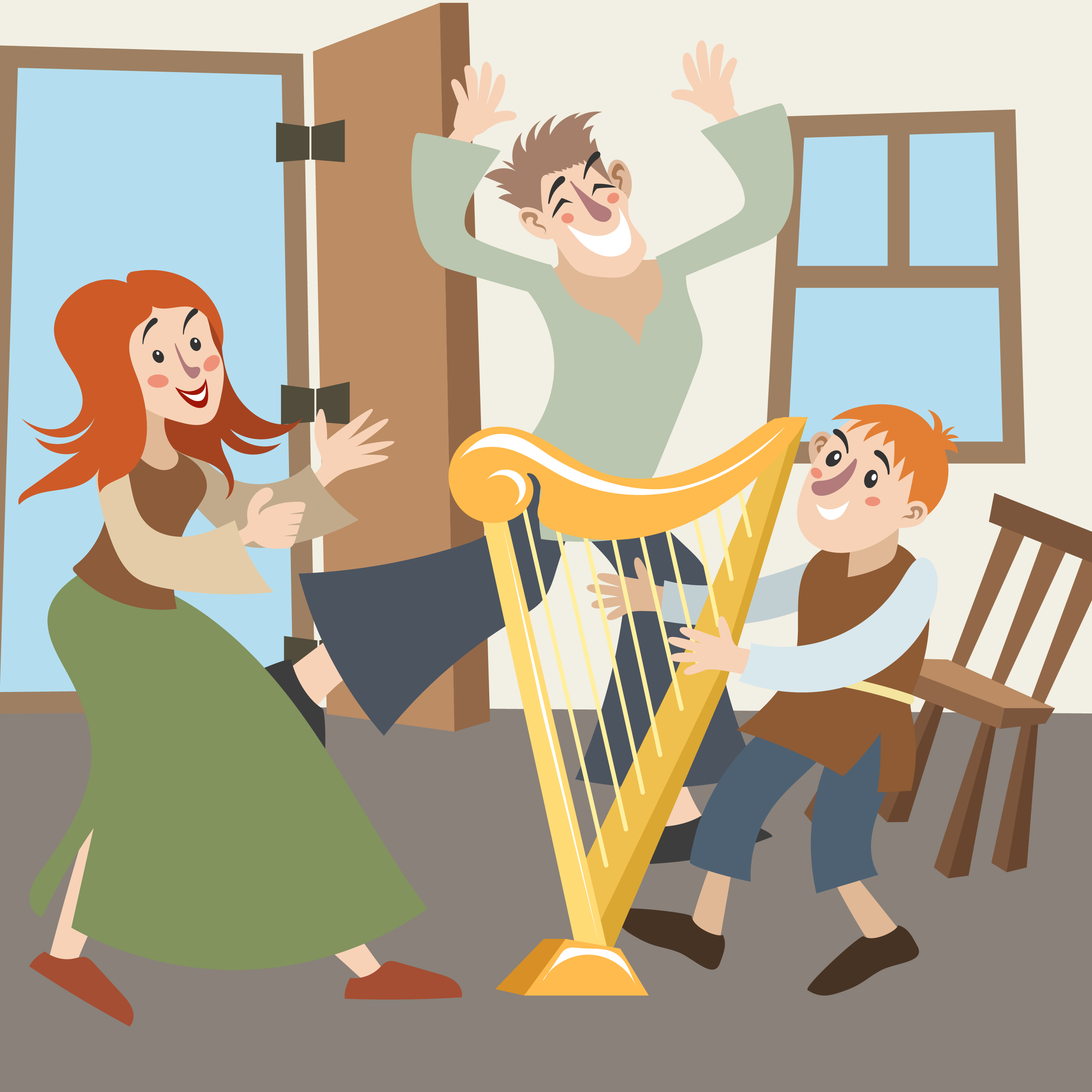 Beware of Seeking Revenge in this Cautionary Wise Folktale from Wales-Storytelling Podcast for Kids-Taffy and the Golden Harp:E184