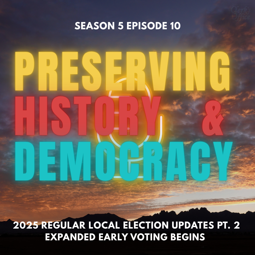 2025 Regular Local Election Update Pt. 2- Expanded Early Voting Begins