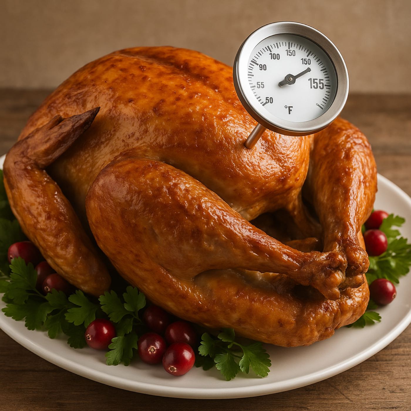 855. Cooking Raw Turkey to 155 °F