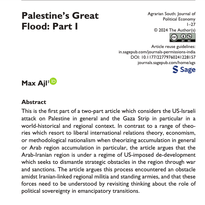 (Preview) Bonus Episode 178 - Palestine's Great Flood w/ Max Ajl