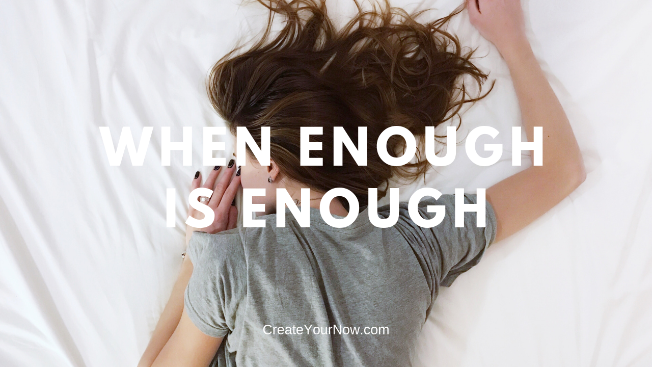 1488 When Enough is Enough