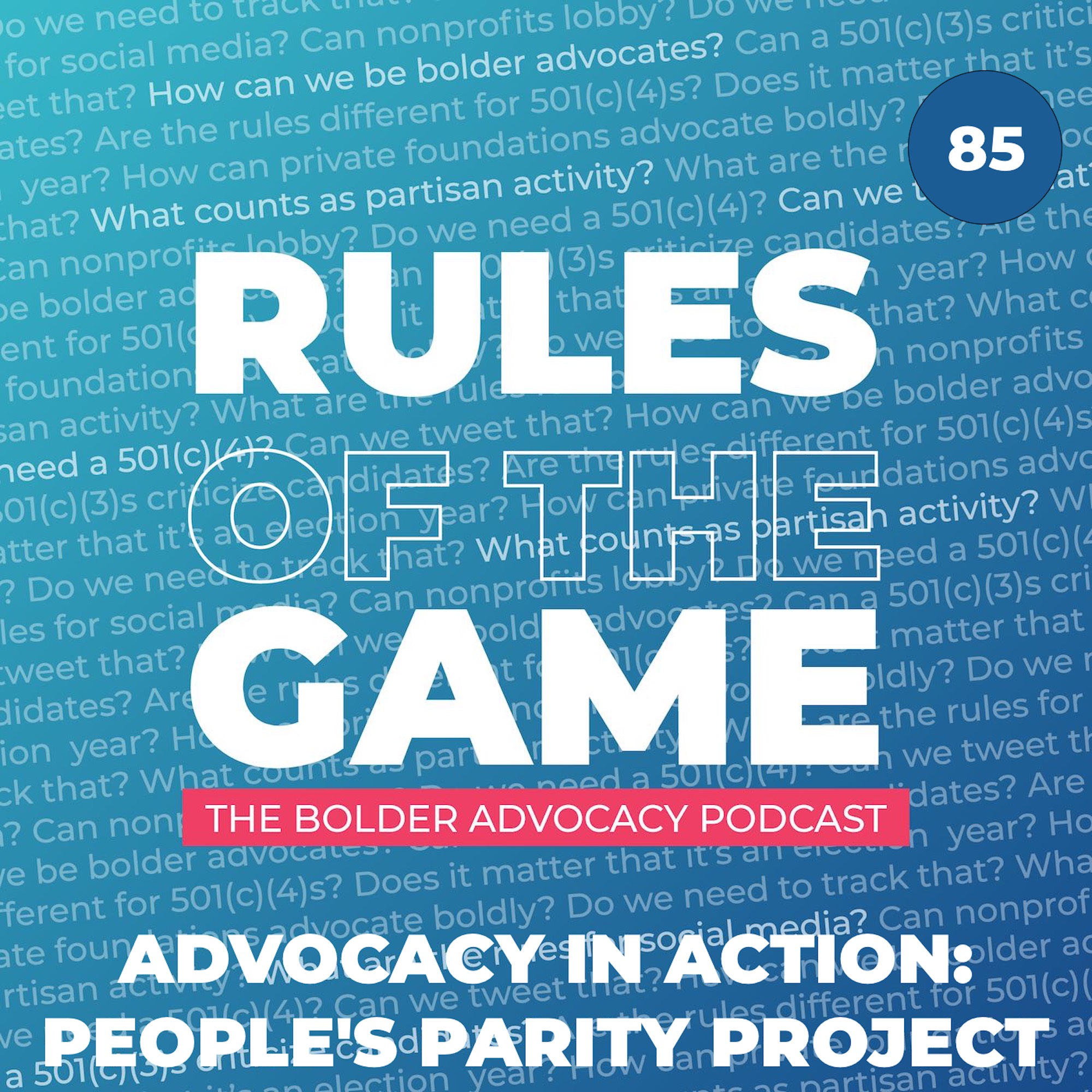 Advocacy in Action: People's Parity Project