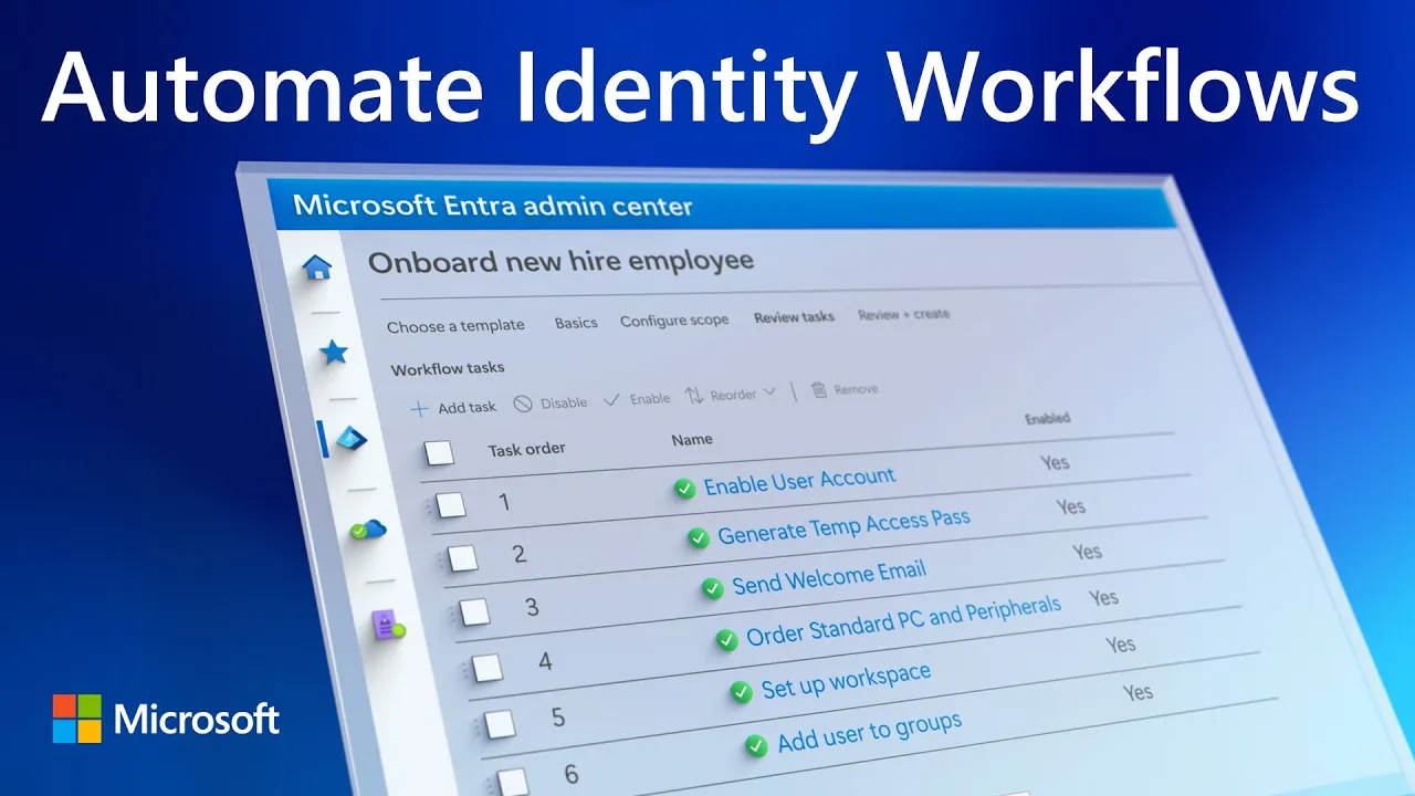 cover of episode Automate onboarding & offboarding tasks with Microsoft Entra | Identity Lifecycle Management