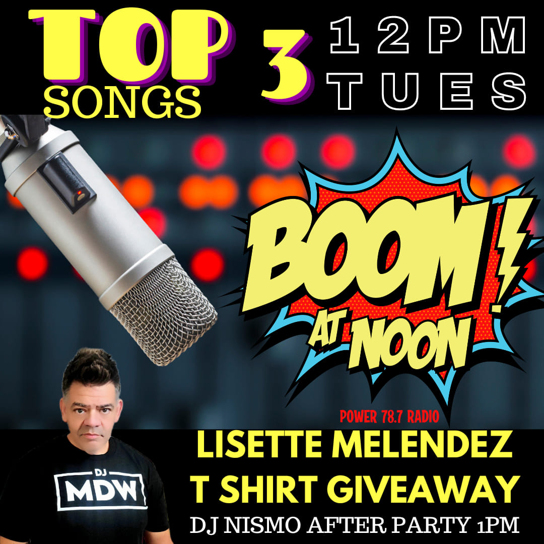 Top 3 Songs 2023 on Power 78.7 Radio - Denine, Jenni Renee, Pitbull feat Lil Jon 10/3/23