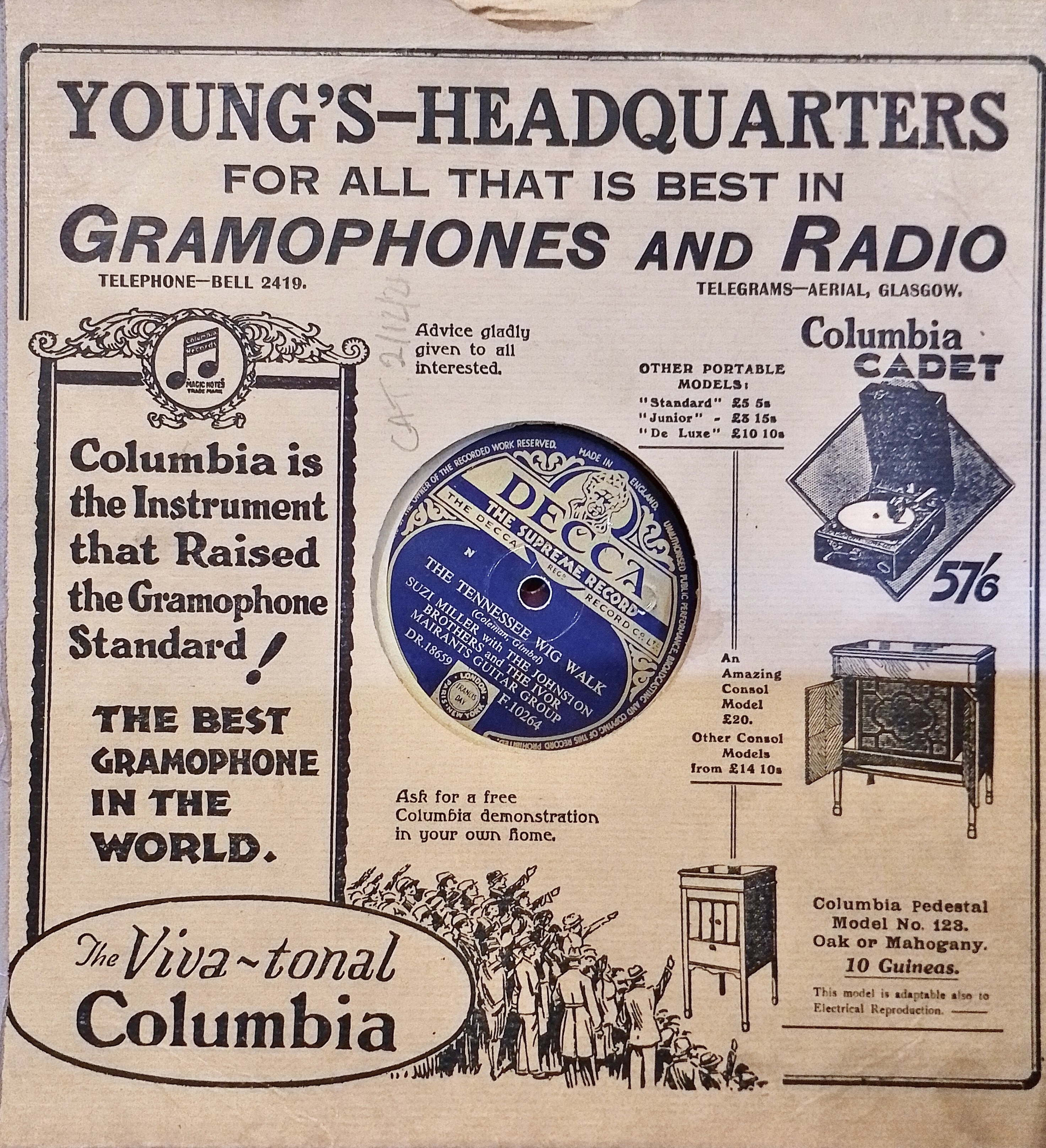 Forgotten Songs from the broom cupboard