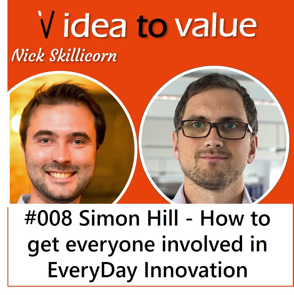 #008 Simon Hill - How to get everyone involved in EveryDay Innovation