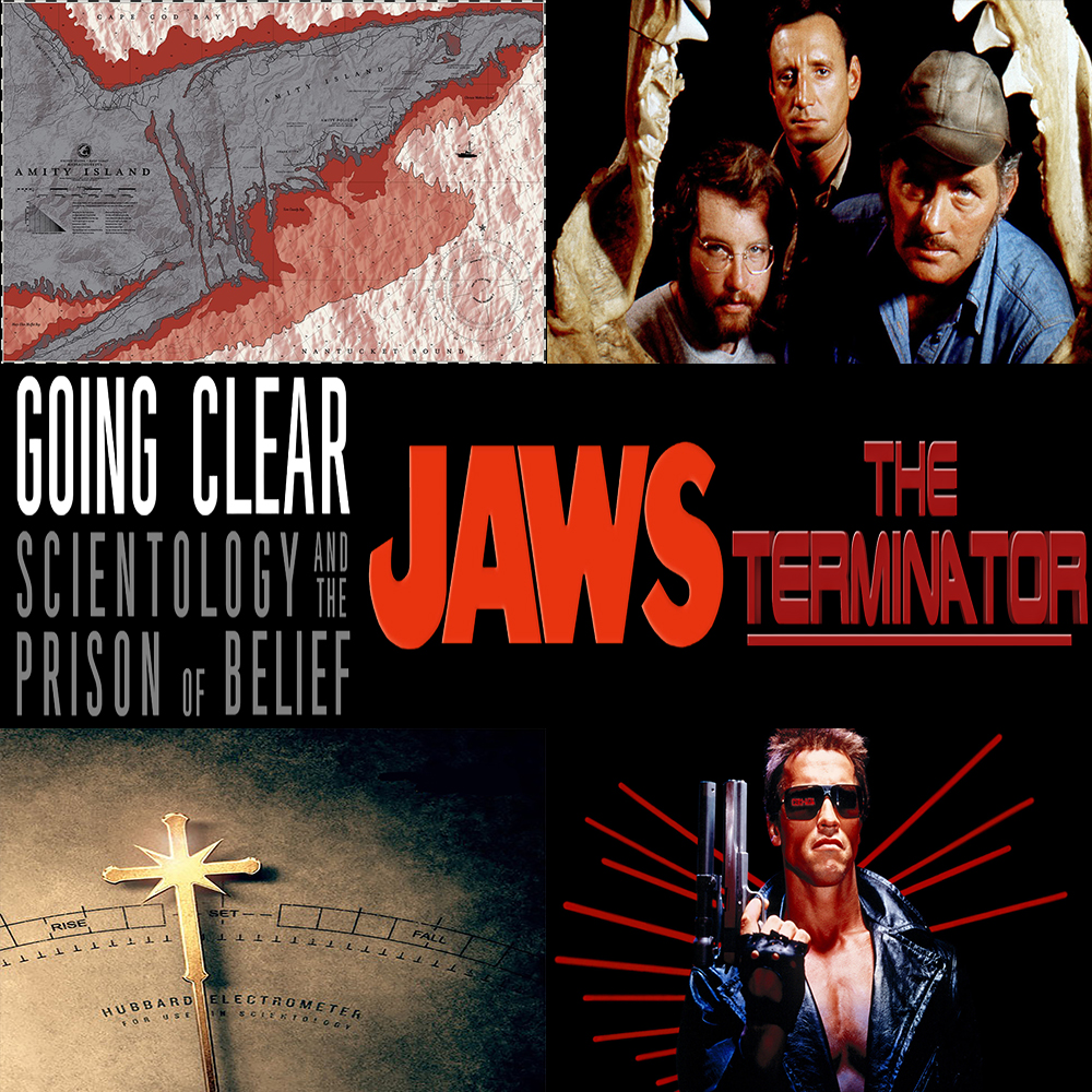 Week 148: (Going Clear: Scientology & the Prison of Belief (2015), The Terminator (1984), Jaws (1975))