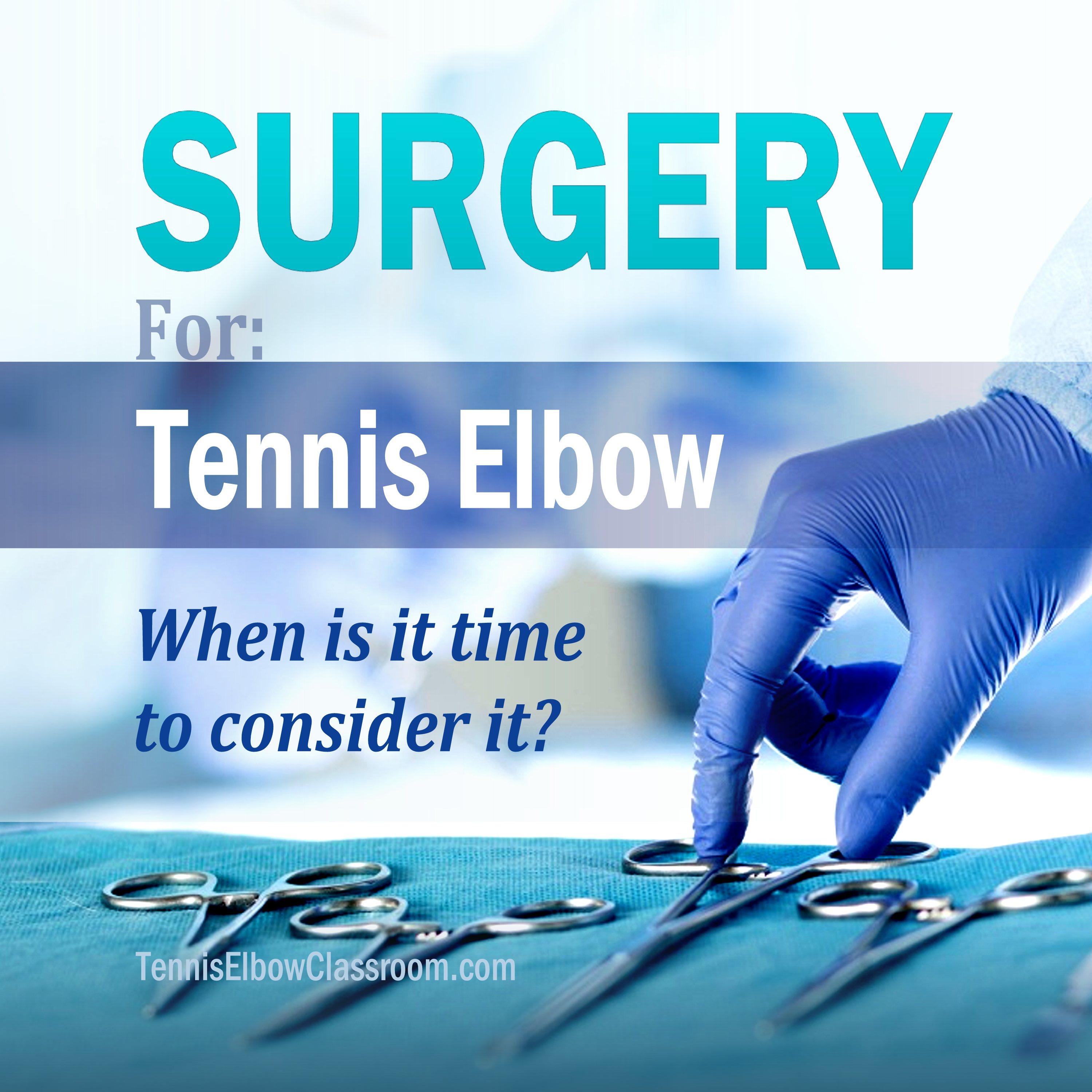 Tennis Elbow Classroom