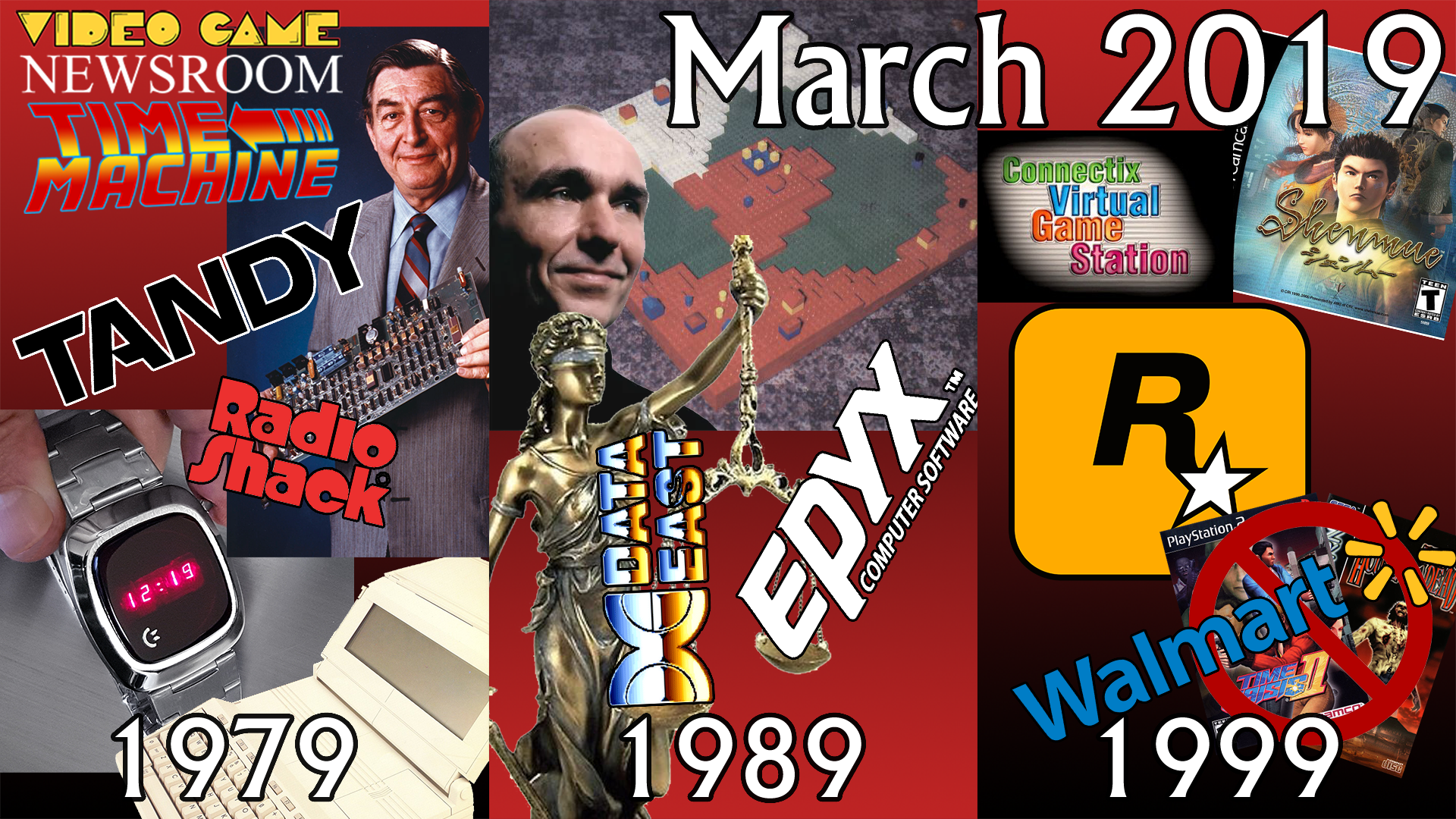 Video Game Newsroom Time Machine