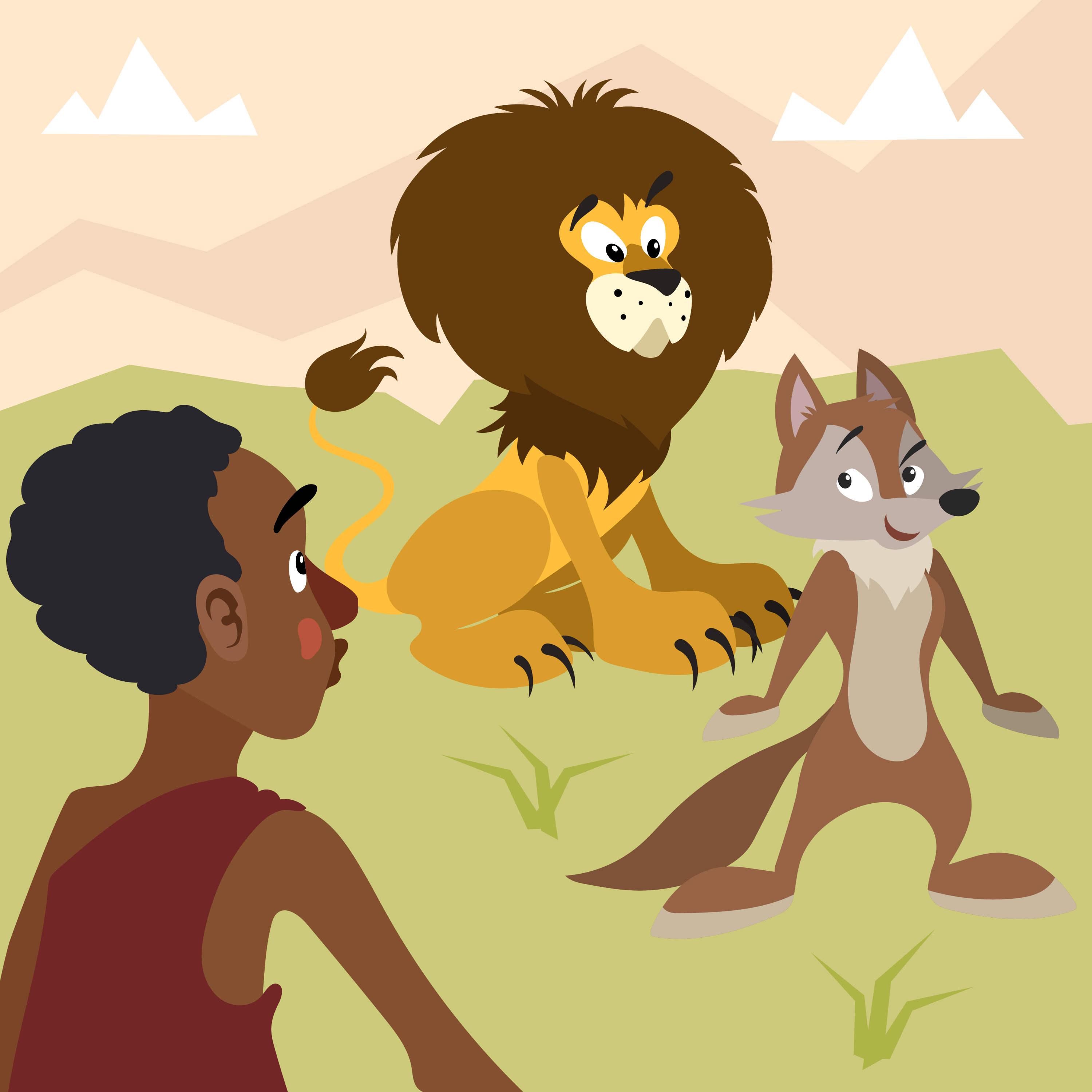 Learn How Lion Learns a Lesson about the Perils of a Broken Promise-Storytelling Podcast for Kids-Jabu and the Lion:E185