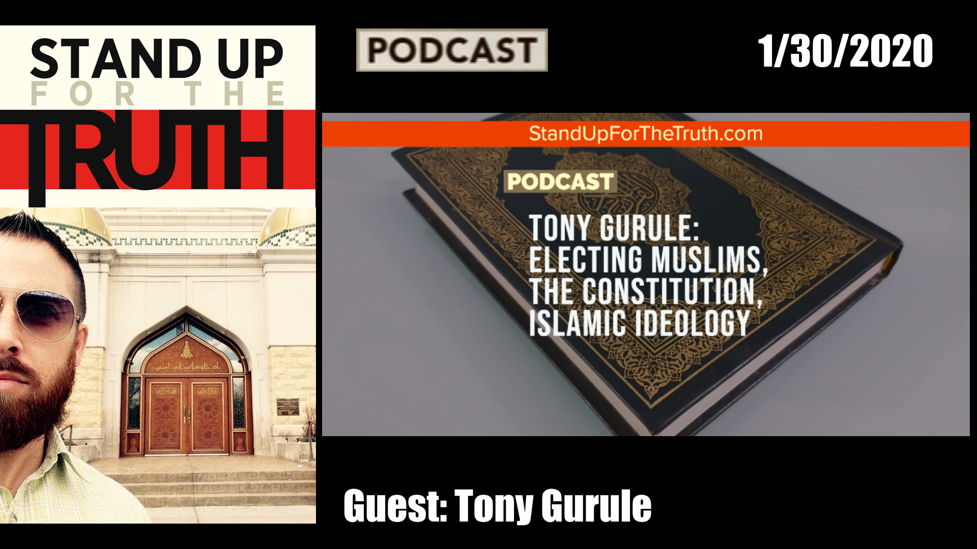 Electing Muslims, The Constitution, Islamic Ideology (Interview: Tony Gurule)