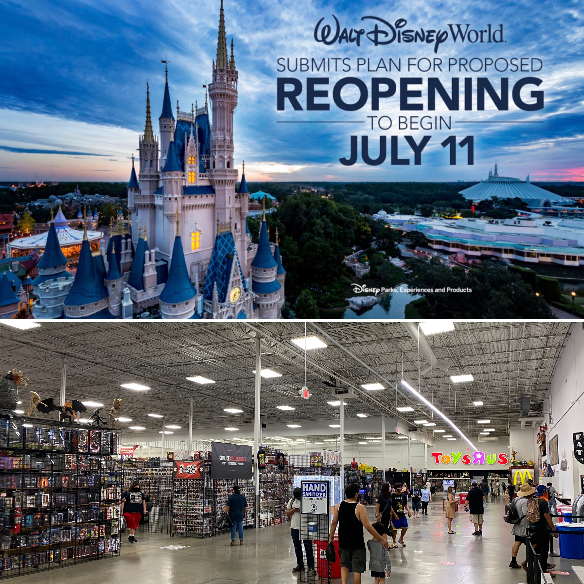 Episode 522 - Walt Disney World’s Reopening Plan & Frank and Son Collectible Show Returns