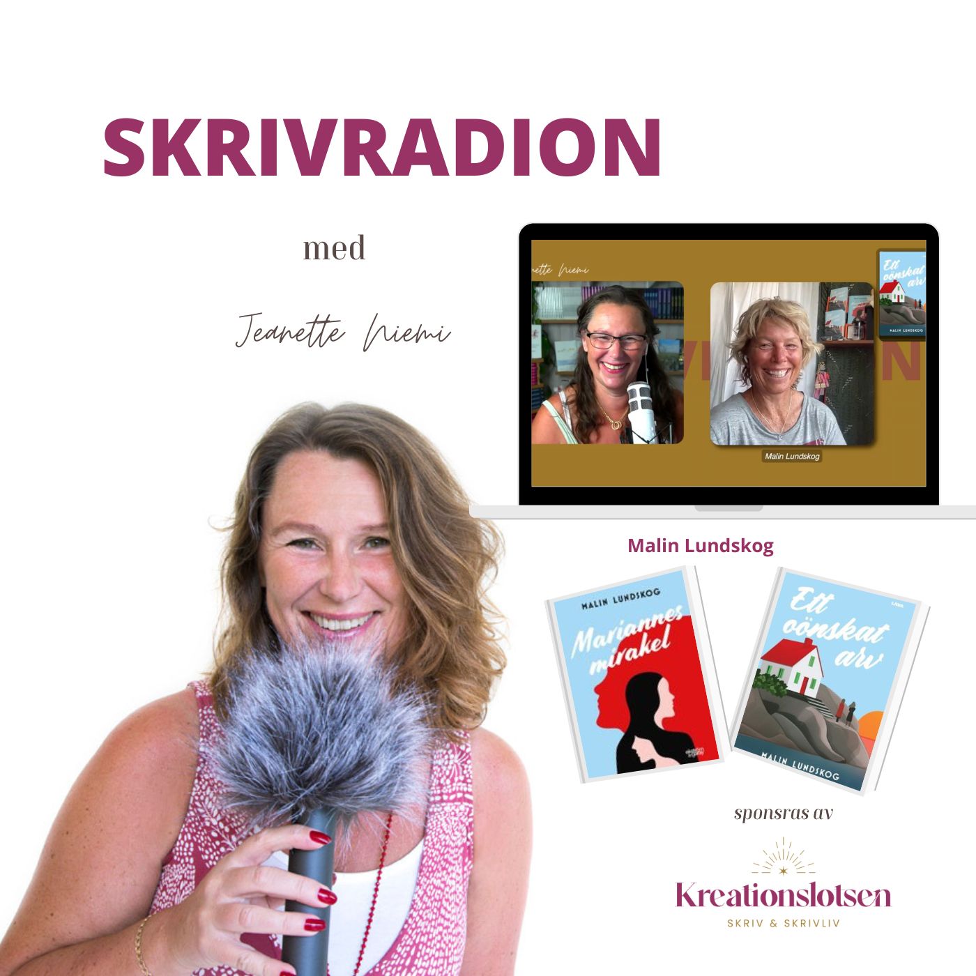 #219 Skrivradion: Om klimakteriet och annat viktig Gäster: Malin Lundskog