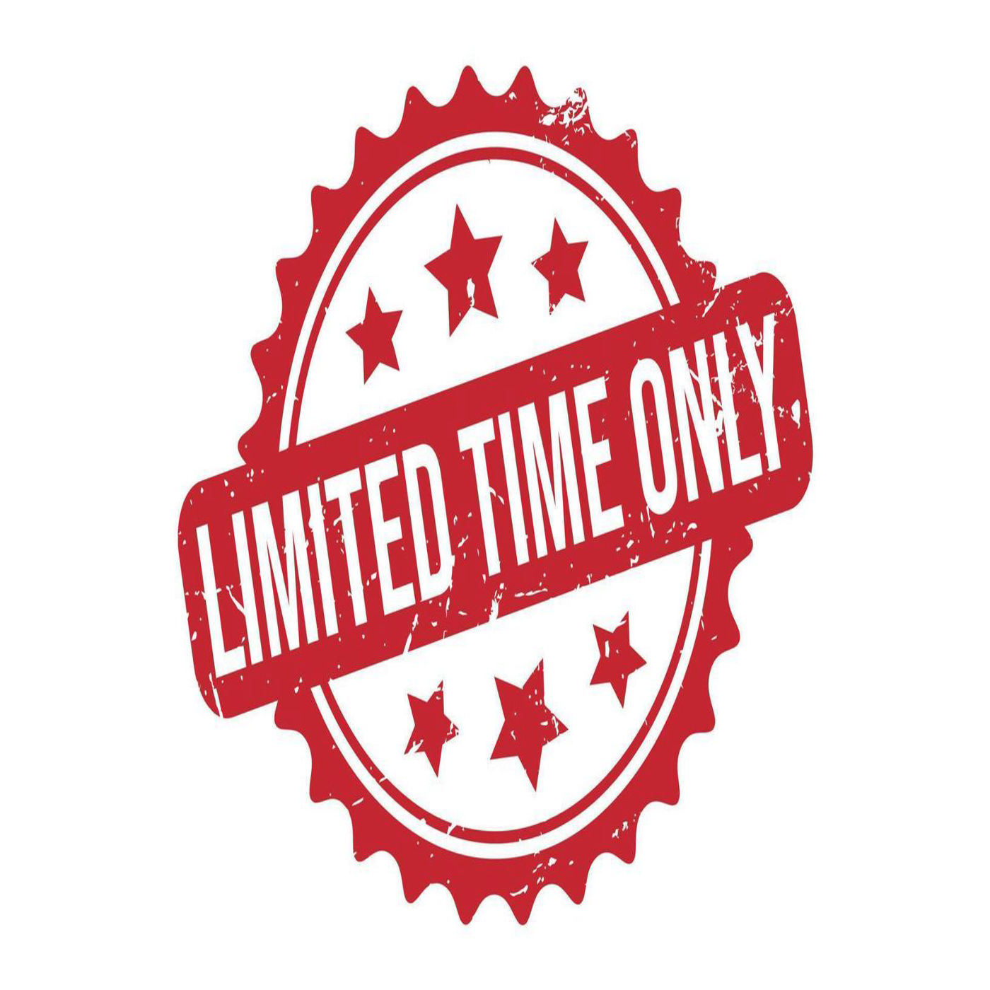 FOR A LIMITED TIME ONLY!
