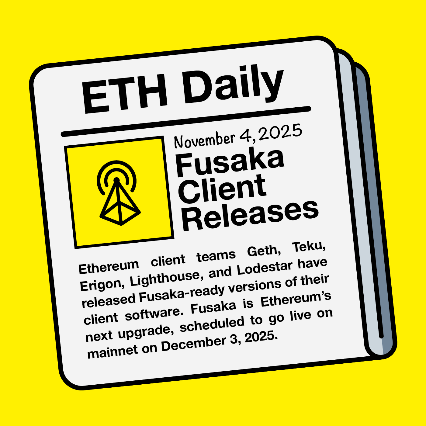 Fusaka Client Releases For Mainnet