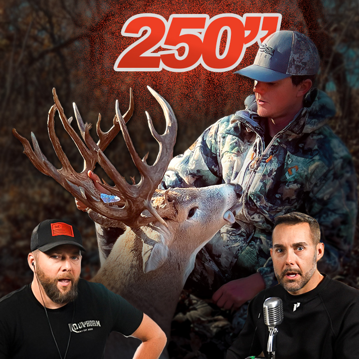 250" Giant - "Oh boy here we go!" | 100% Wild Podcast | Drury Outdoors Ep.403