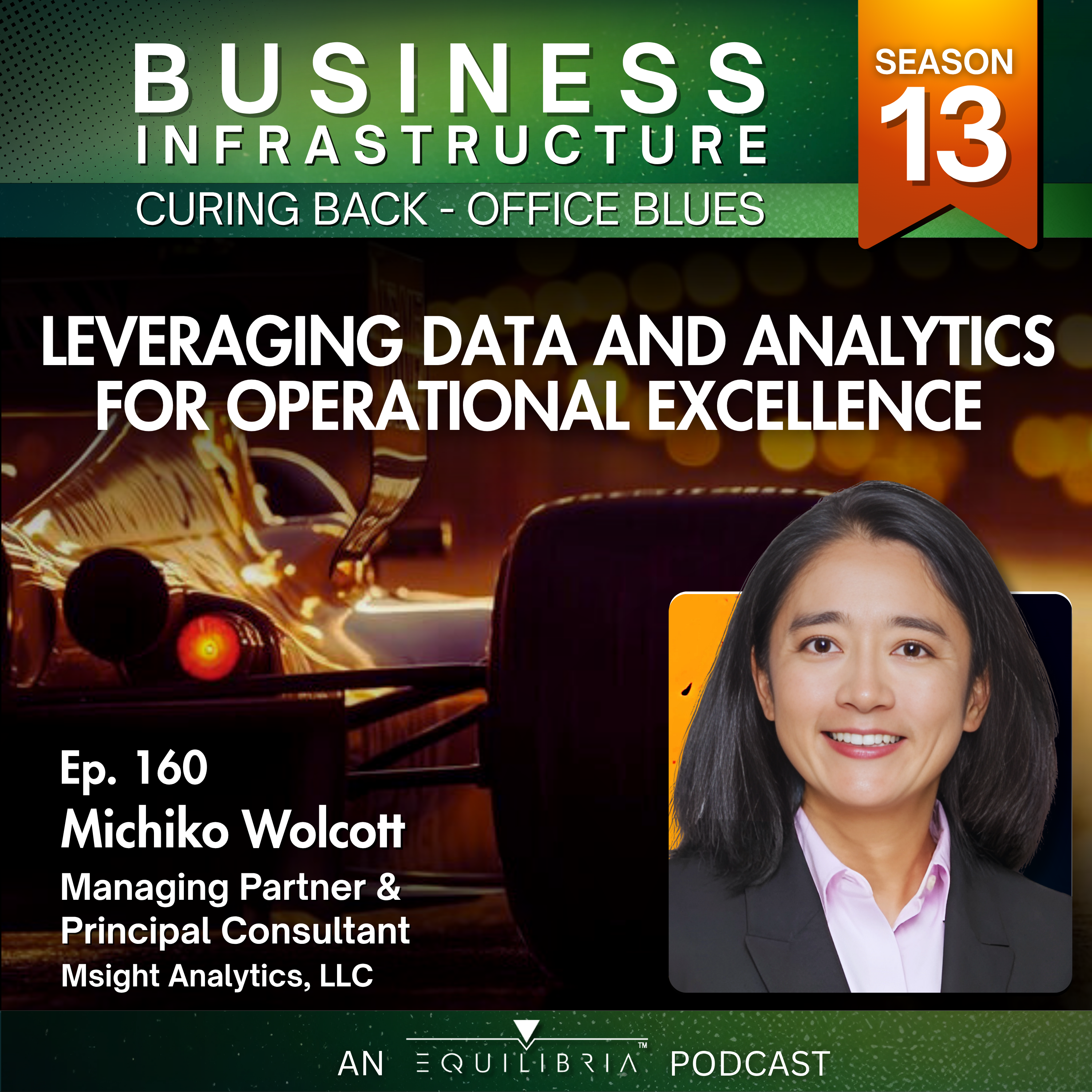 160: Leveraging Data and Analytics for Operational Excellence with Michiko Wolcott