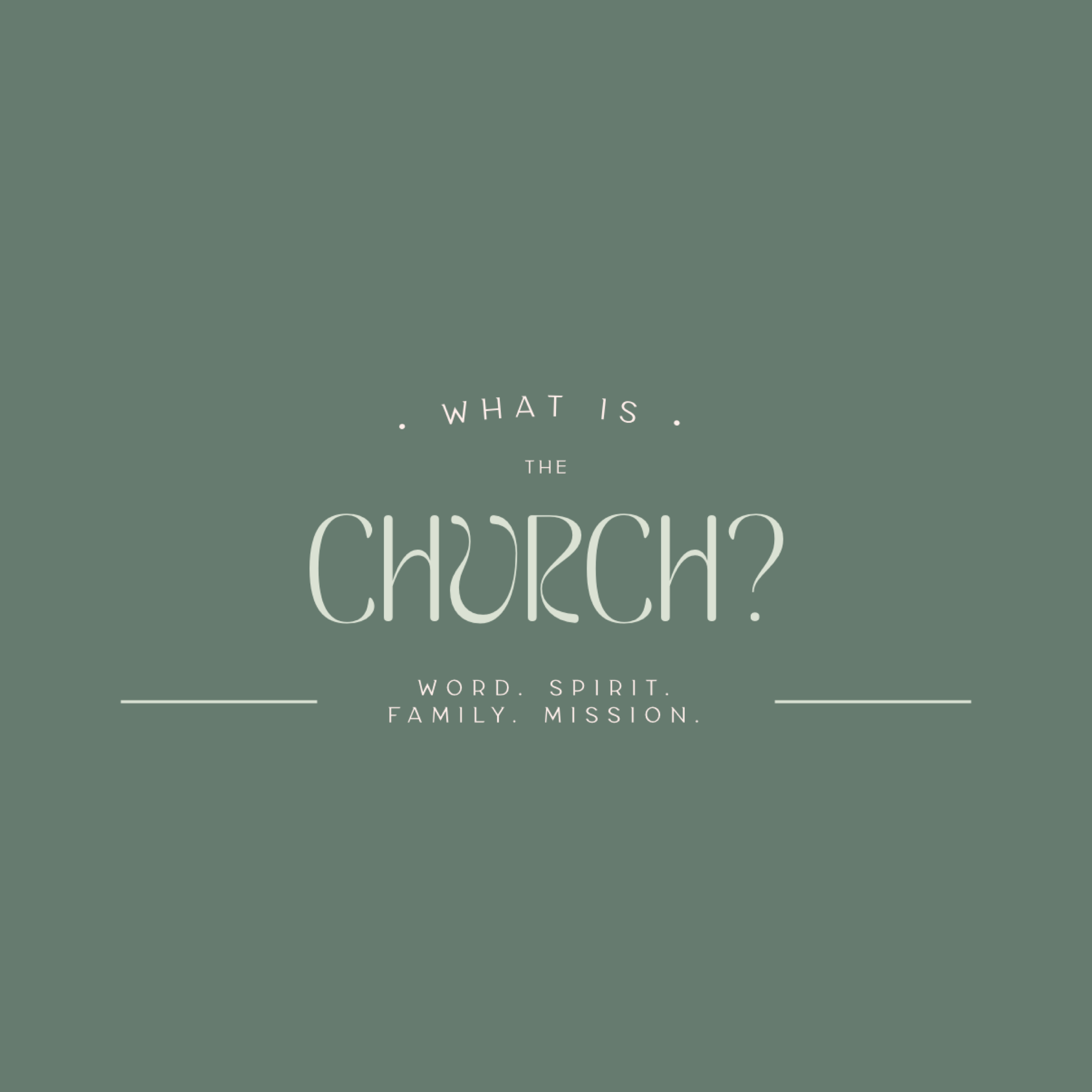 Jesus is the Head of the Church