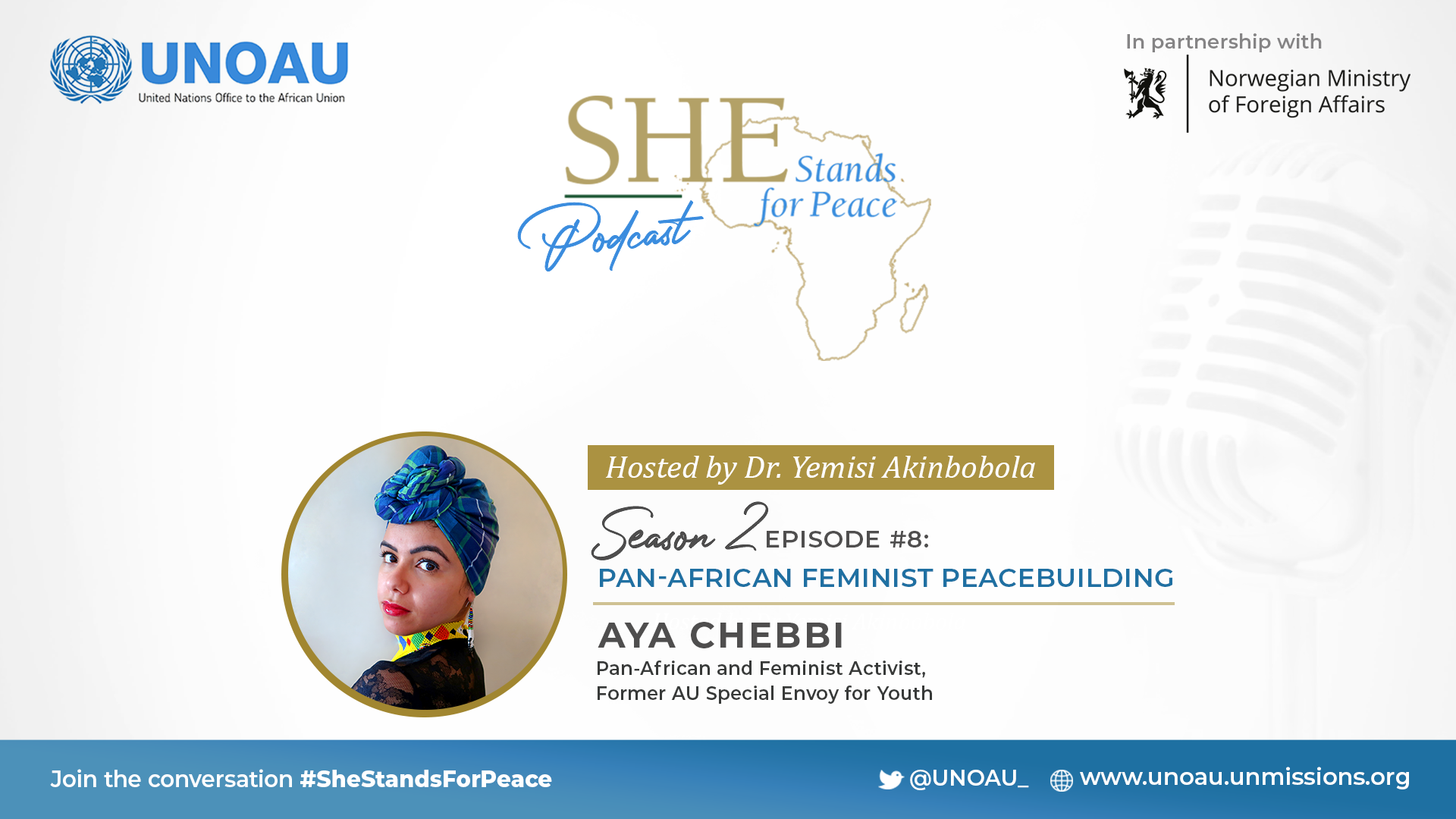 Episode Twelve: Pan-African Feminist Peacebuilding an interview with Aya Chebbi