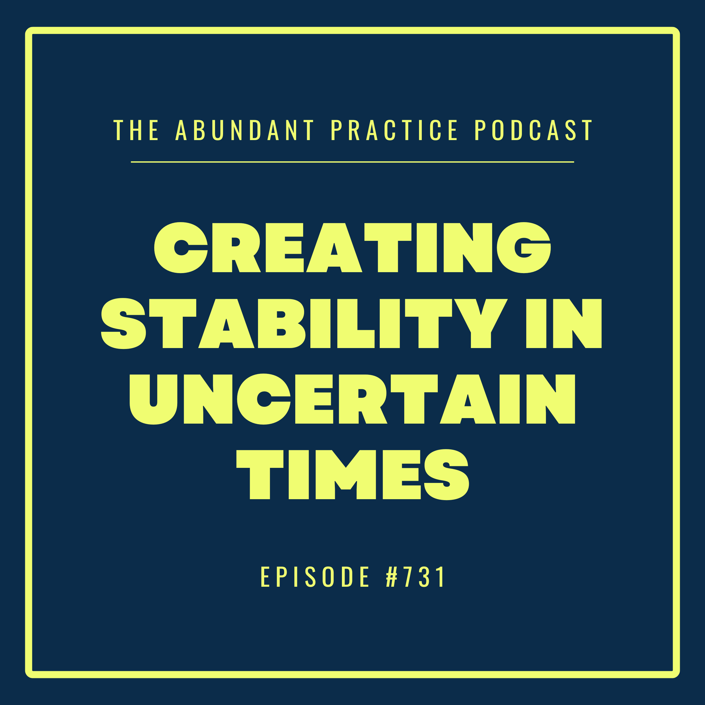 Episode #731: Creating Stability In Uncertain Times, feat. Linzy Bonham