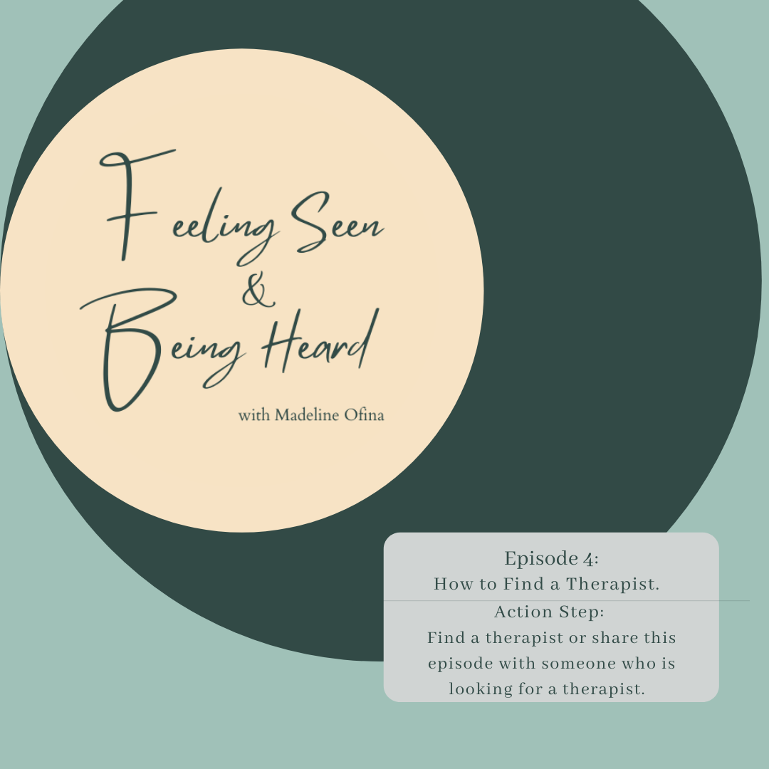 How to Find a Therapist.