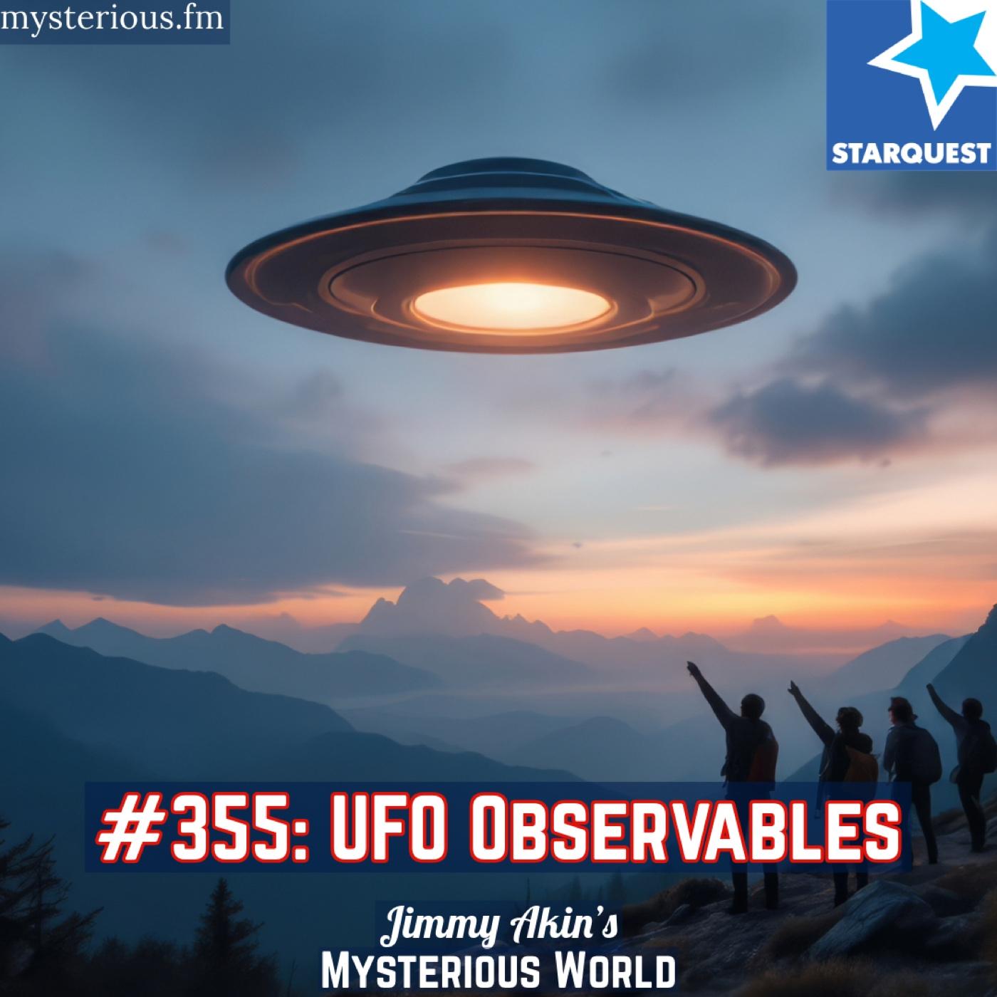 UFO Observables (Unidentified Flying Objects, Unidentified Aerial Phenomena, UAPs) - Jimmy Akin's Mysterious World