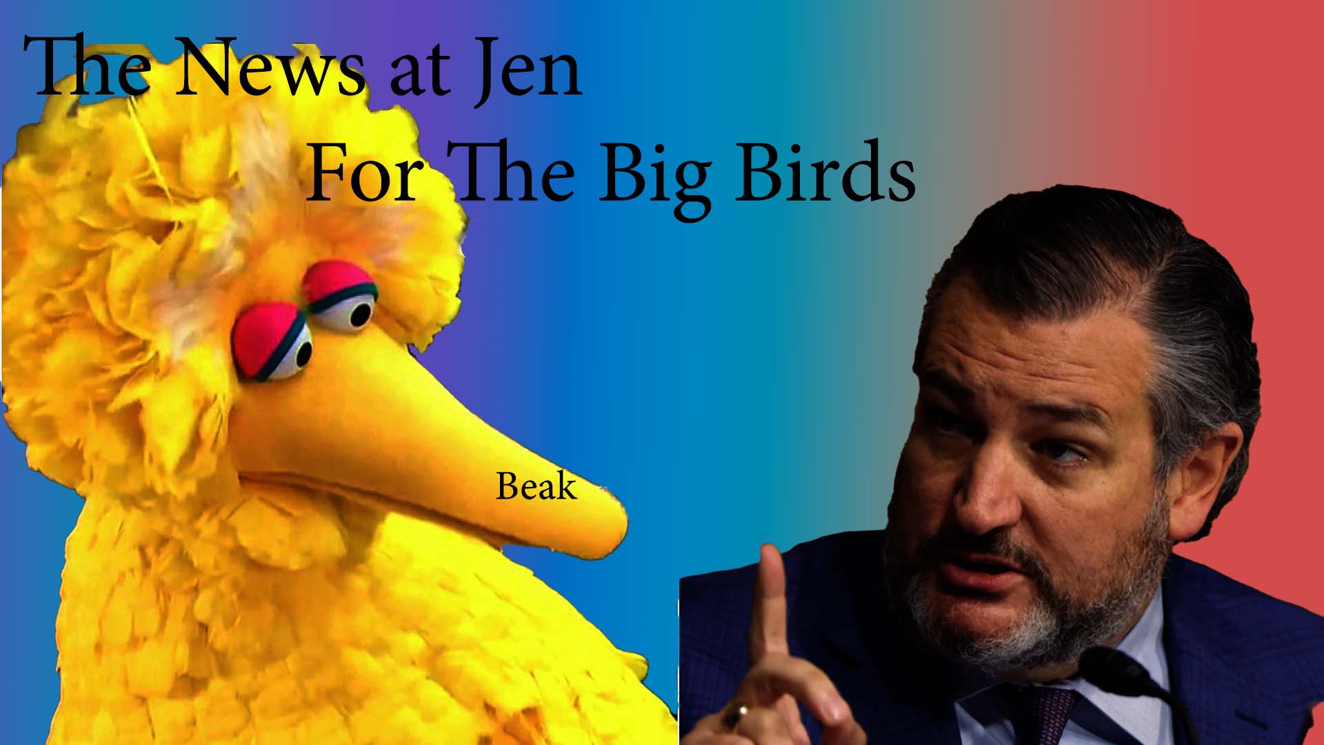 For The Big Birds--The News at Jen